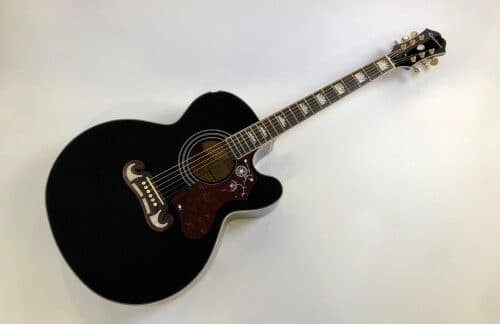 Epiphone EJ-200SCE Ebony 2015 - Image 1