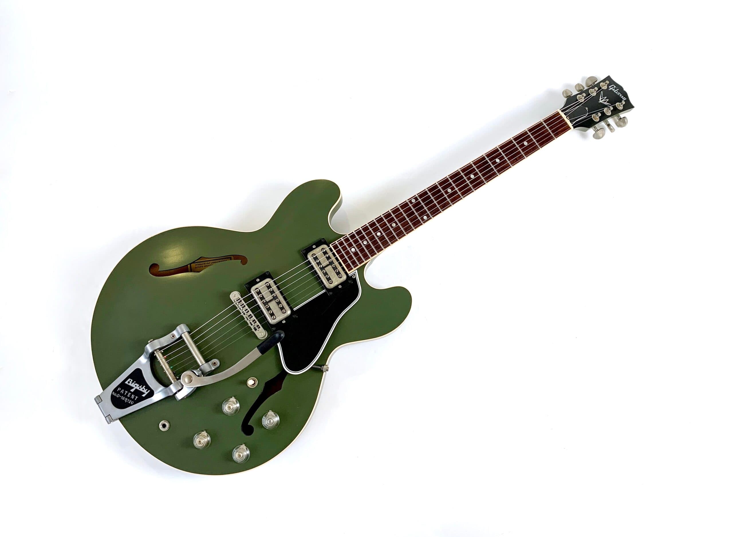 Gibson ES-335 Chris Cornell Signature 2019 Olive Drab Green 15/250 Bigsby - Image 1