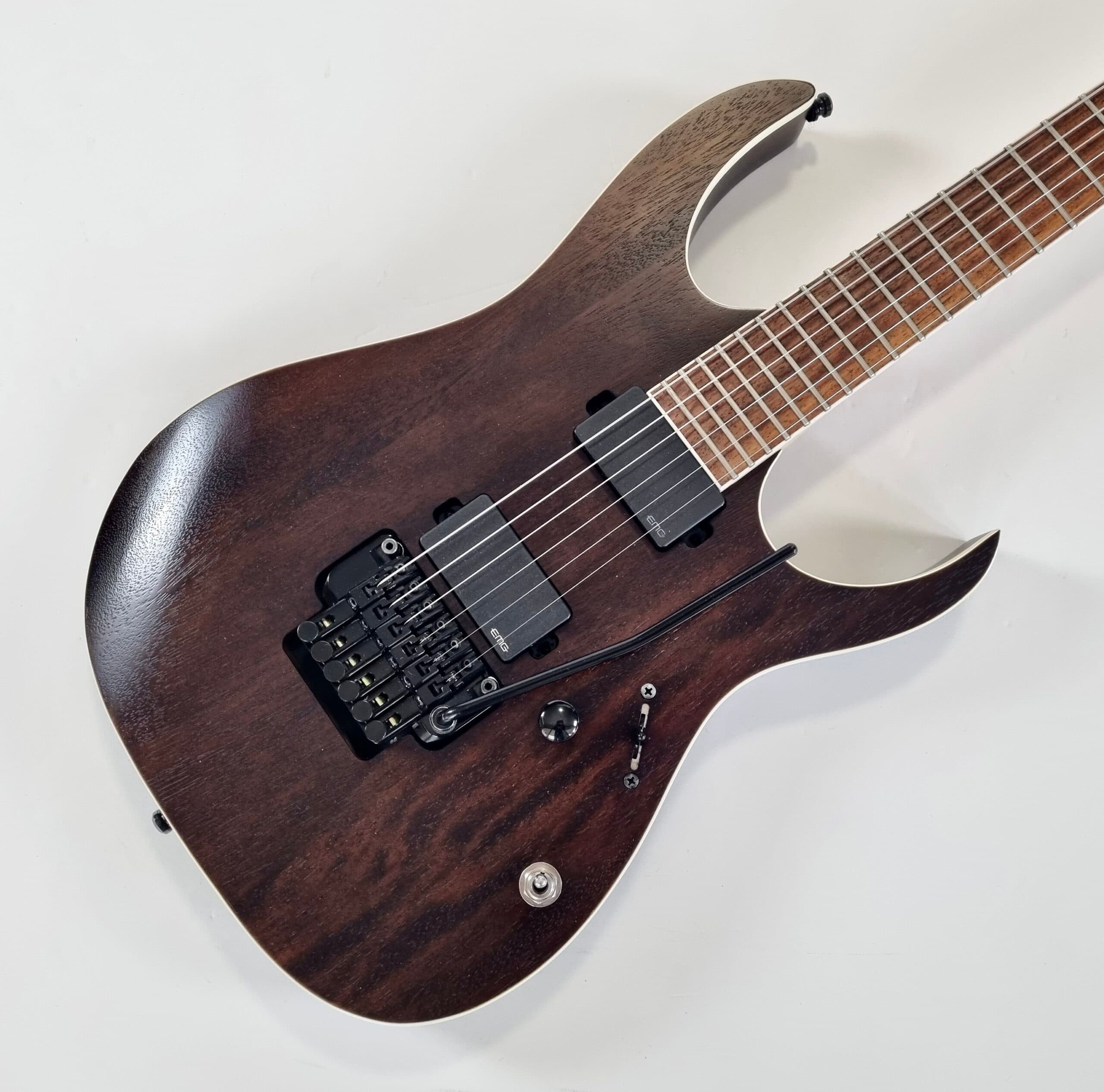 Ibanez RGIR20BFE Iron Label 2014 Walnut Flat - Thumbnail 3