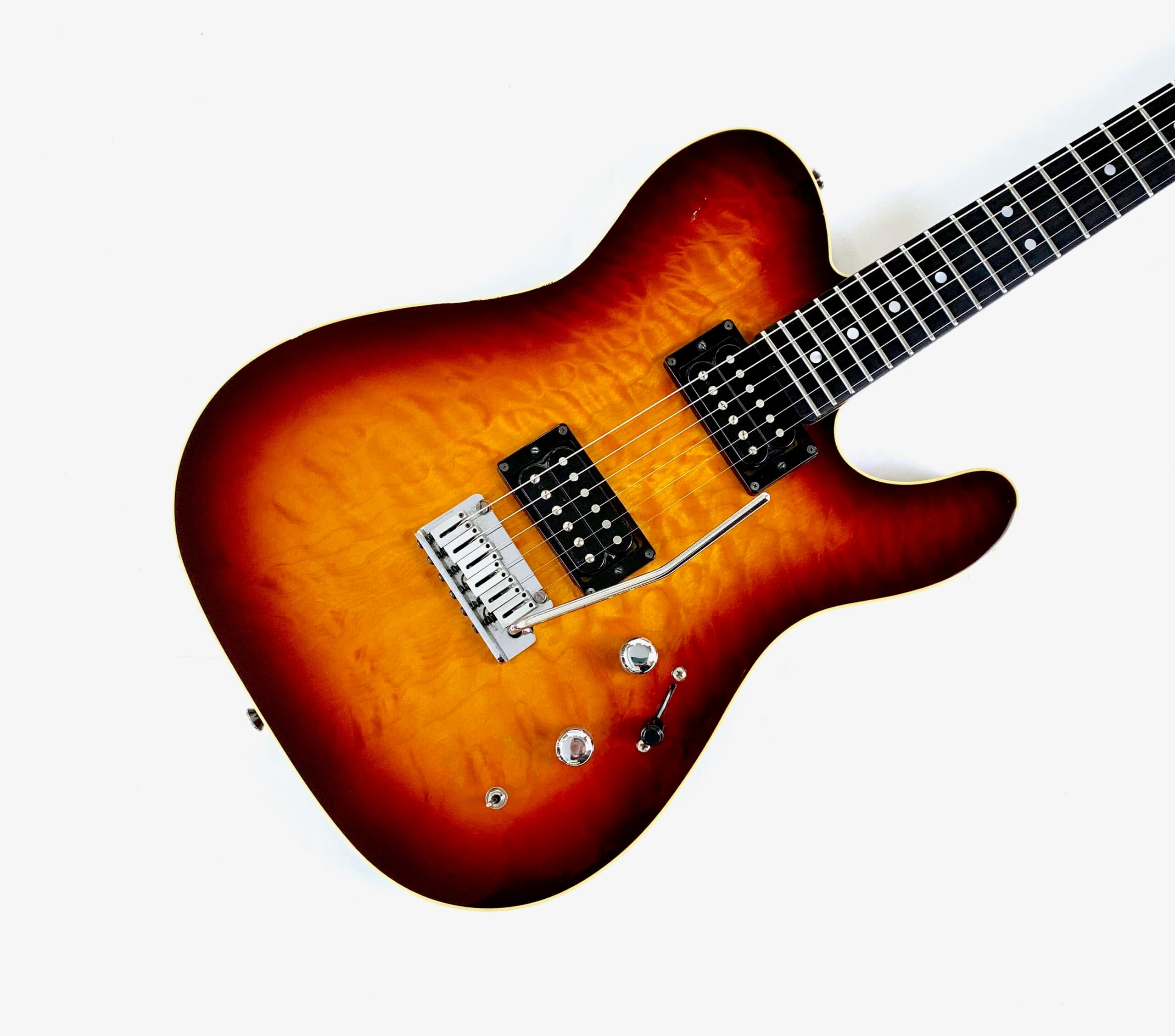 Fender Telecaster Set Neck 1990 Custom Shop Sunburst - Thumbnail 3