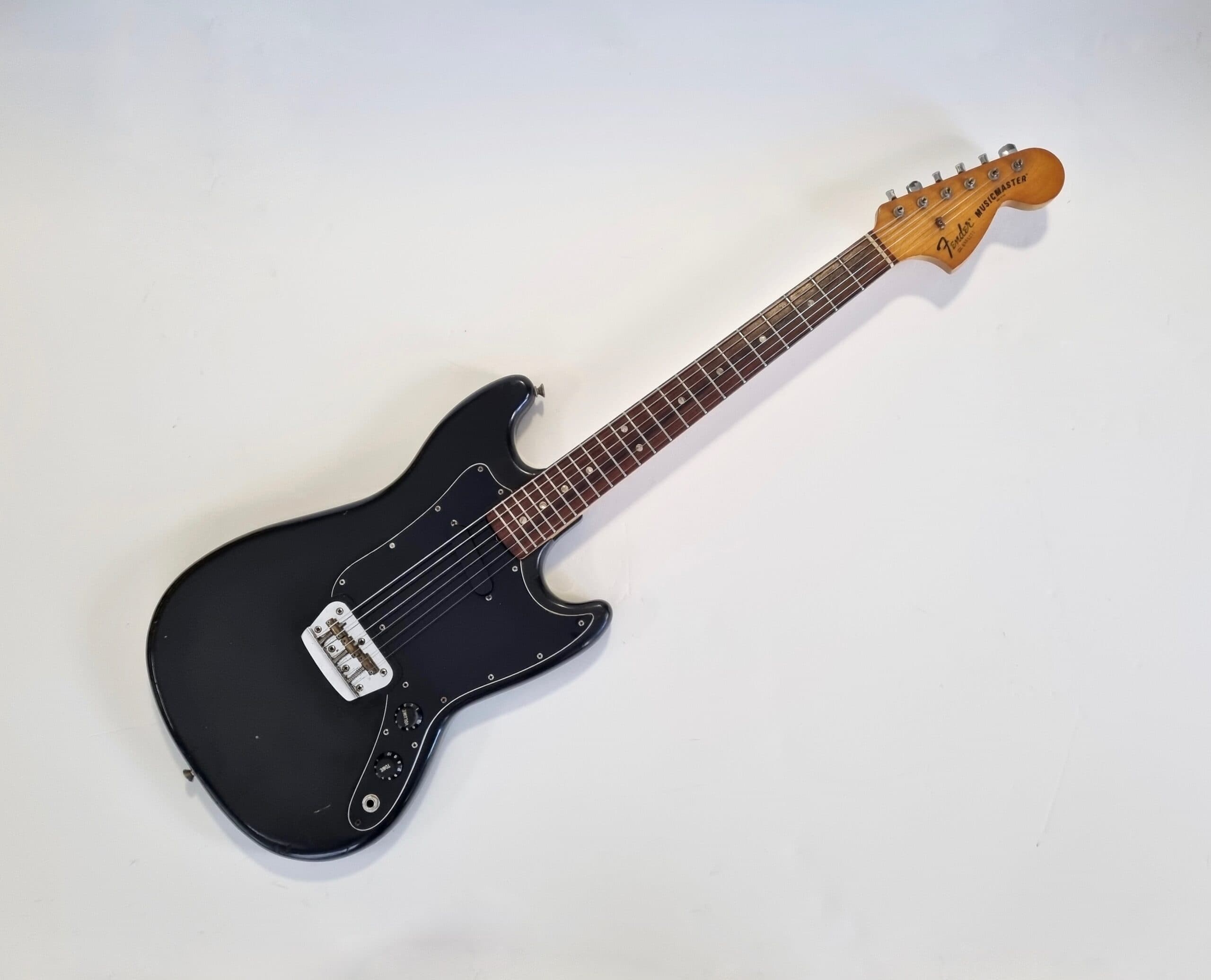 Fender Musicmaster 1978 Black - Image 1