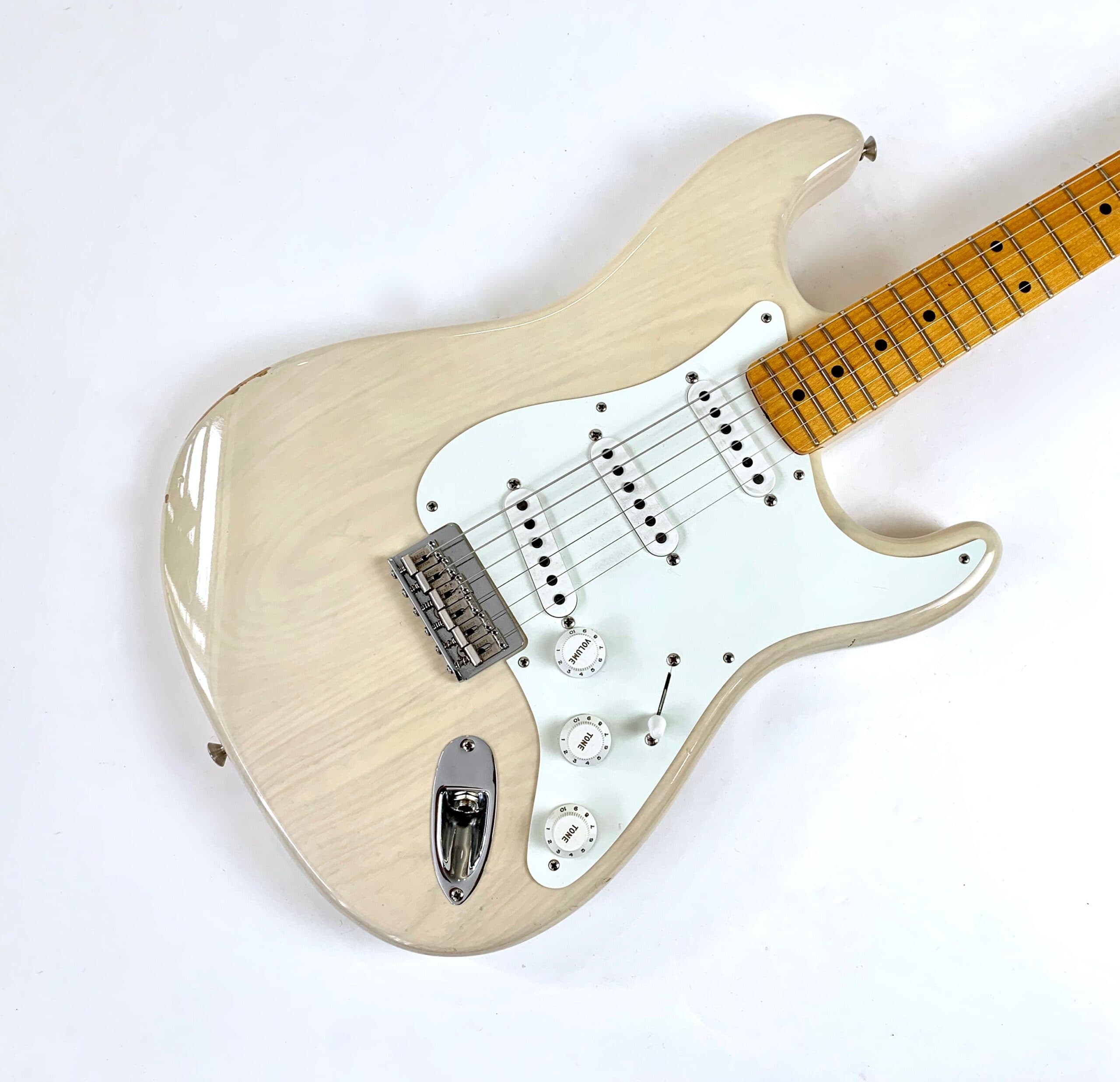 Fender Stratocaster 1955 Hardtail Custom Shop Time Capsule 2022 White Blonde - Thumbnail 3