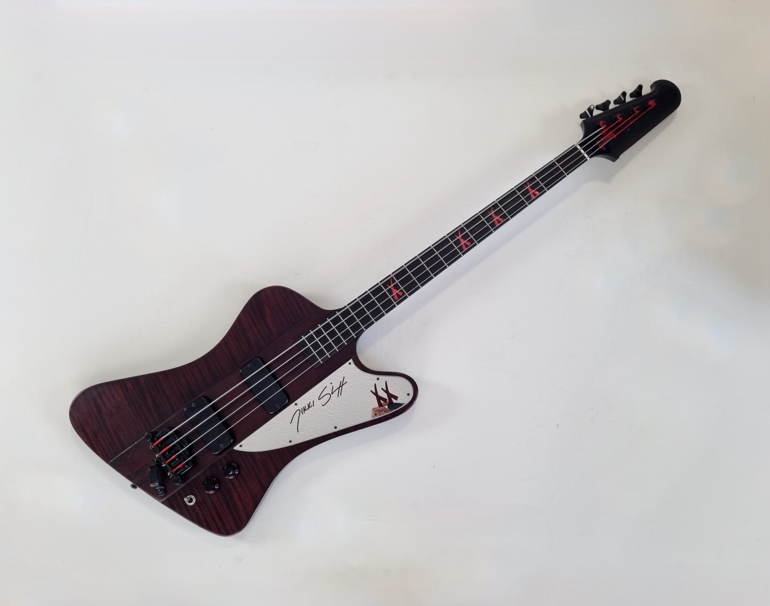 Gibson Thunderbird IV Nikki Sixx Signature 2009 Satin Red - Image 1