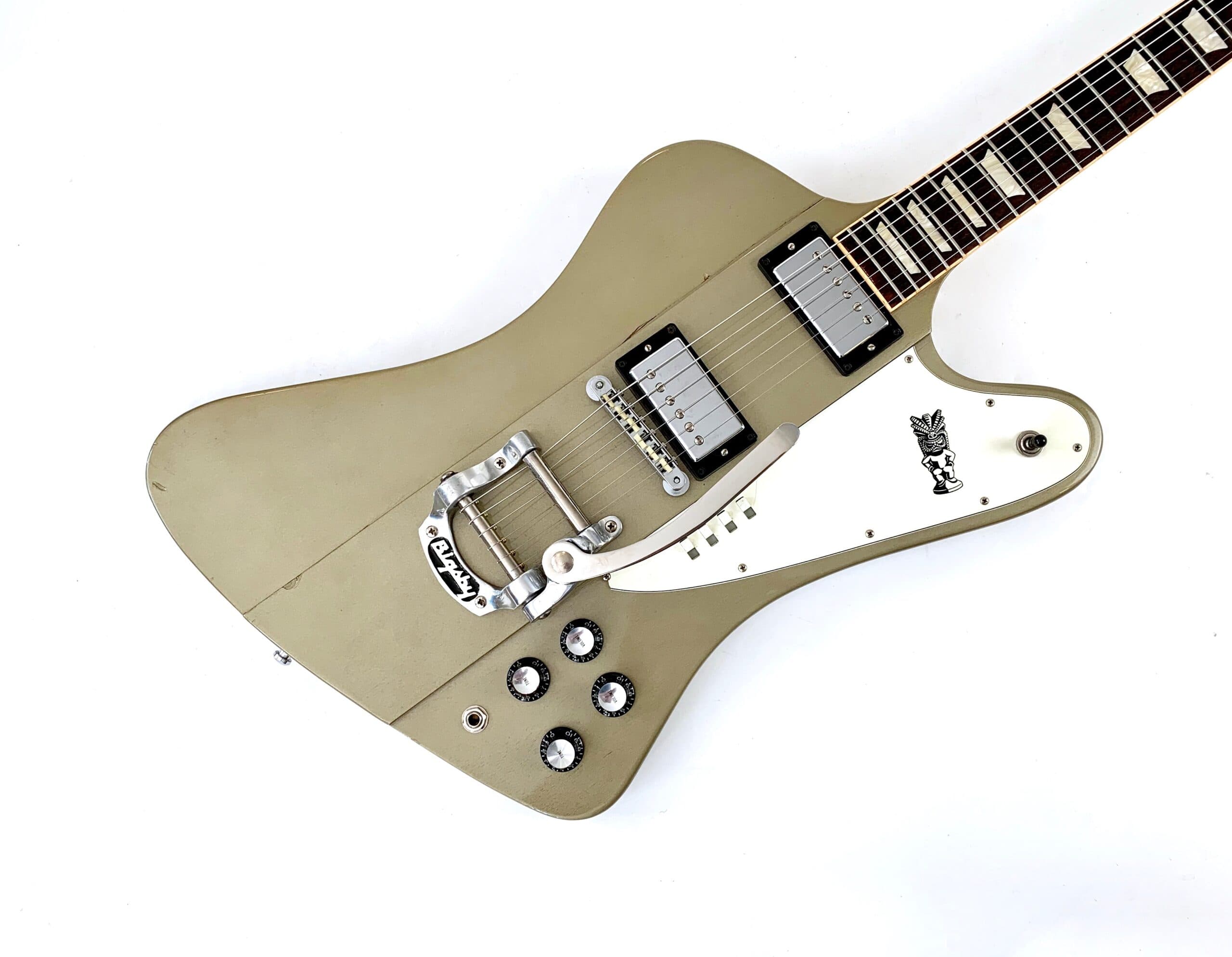 Gibson Firebird Elliot Easton « Tikibird » 2013 Gold Mist Poly - Thumbnail 3