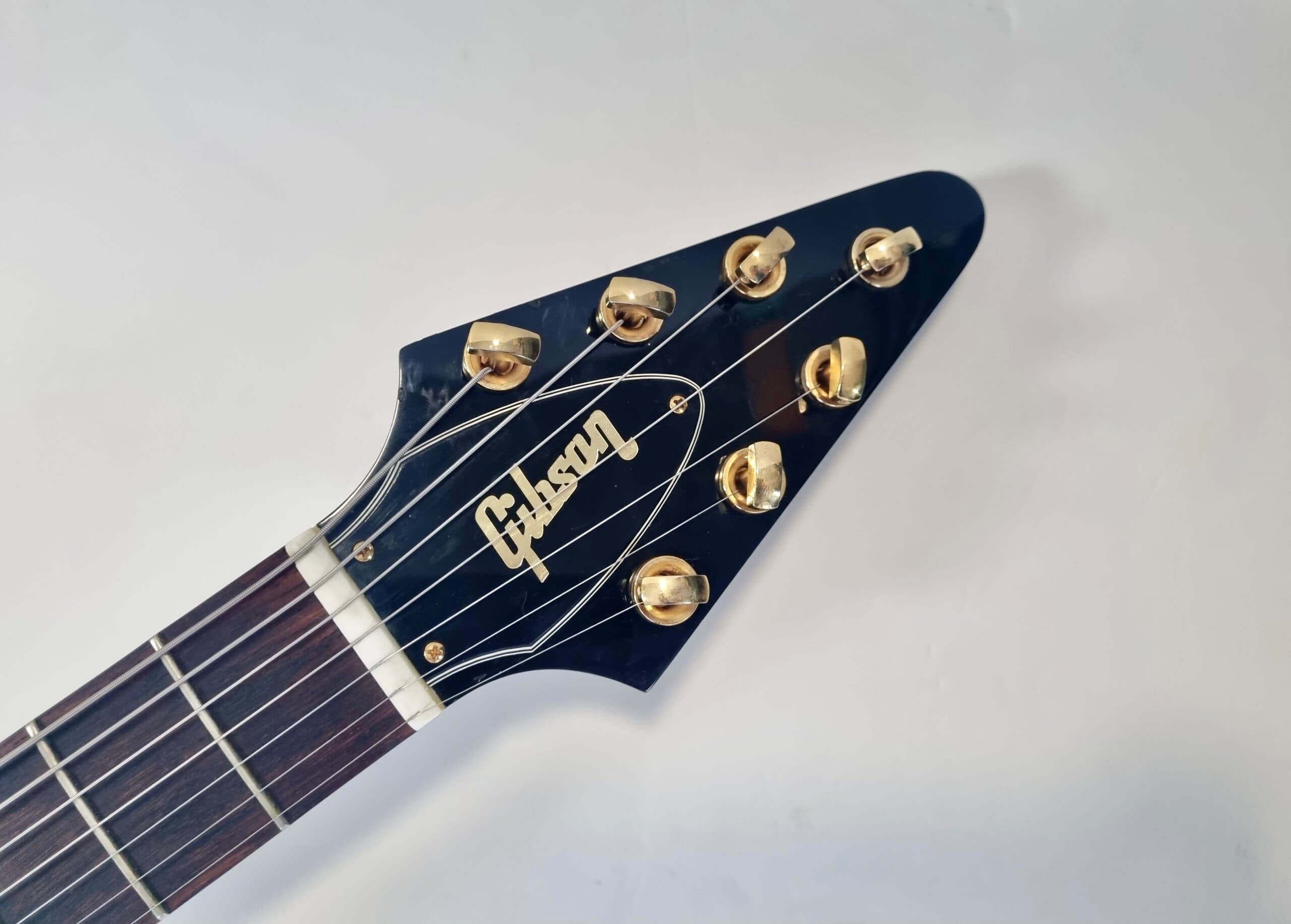 Gibson Flying V 7-String 2011 Ebony - Thumbnail 2