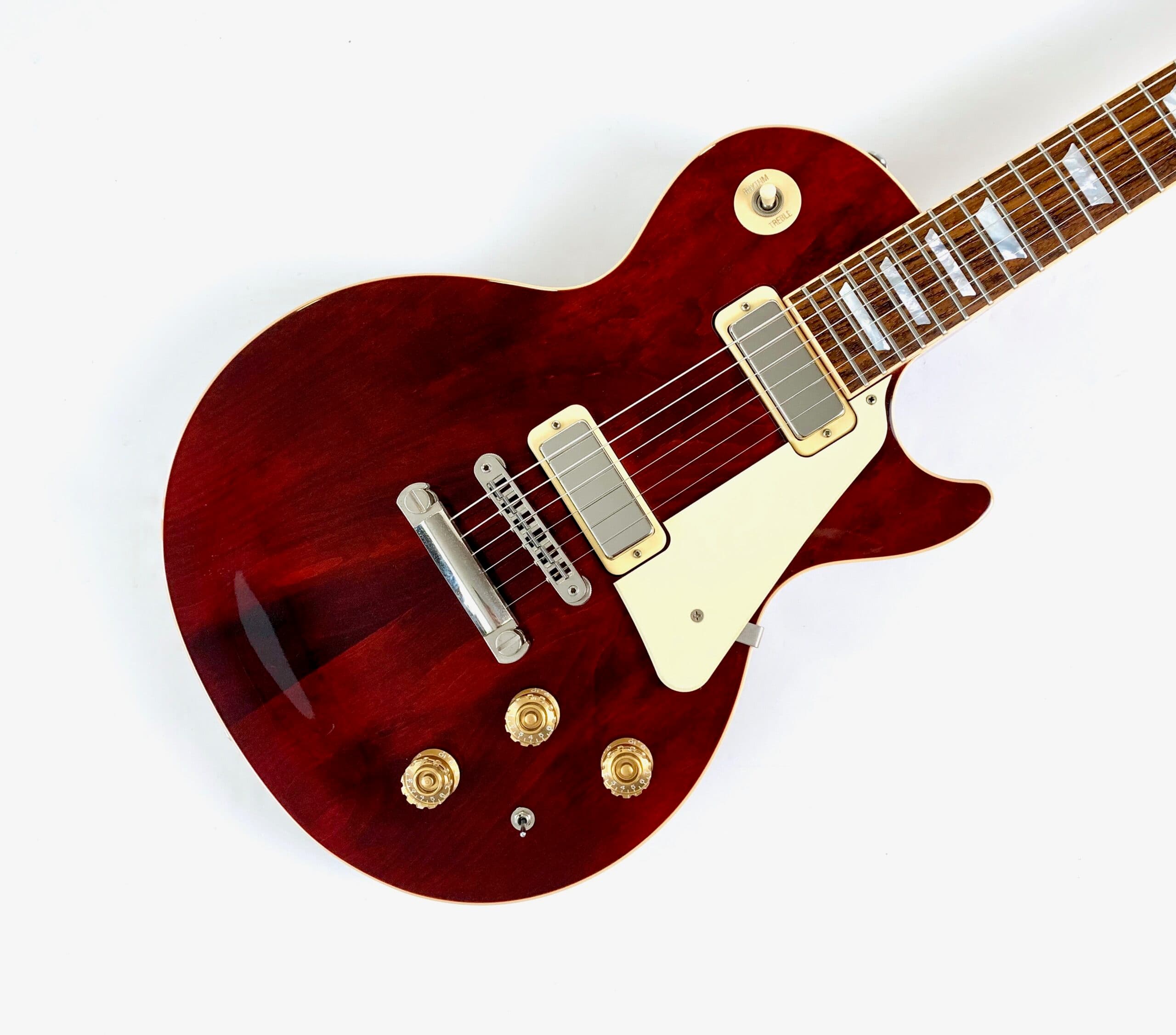 Gibson Les Paul Deluxe 2015 Wine Red - Thumbnail 3