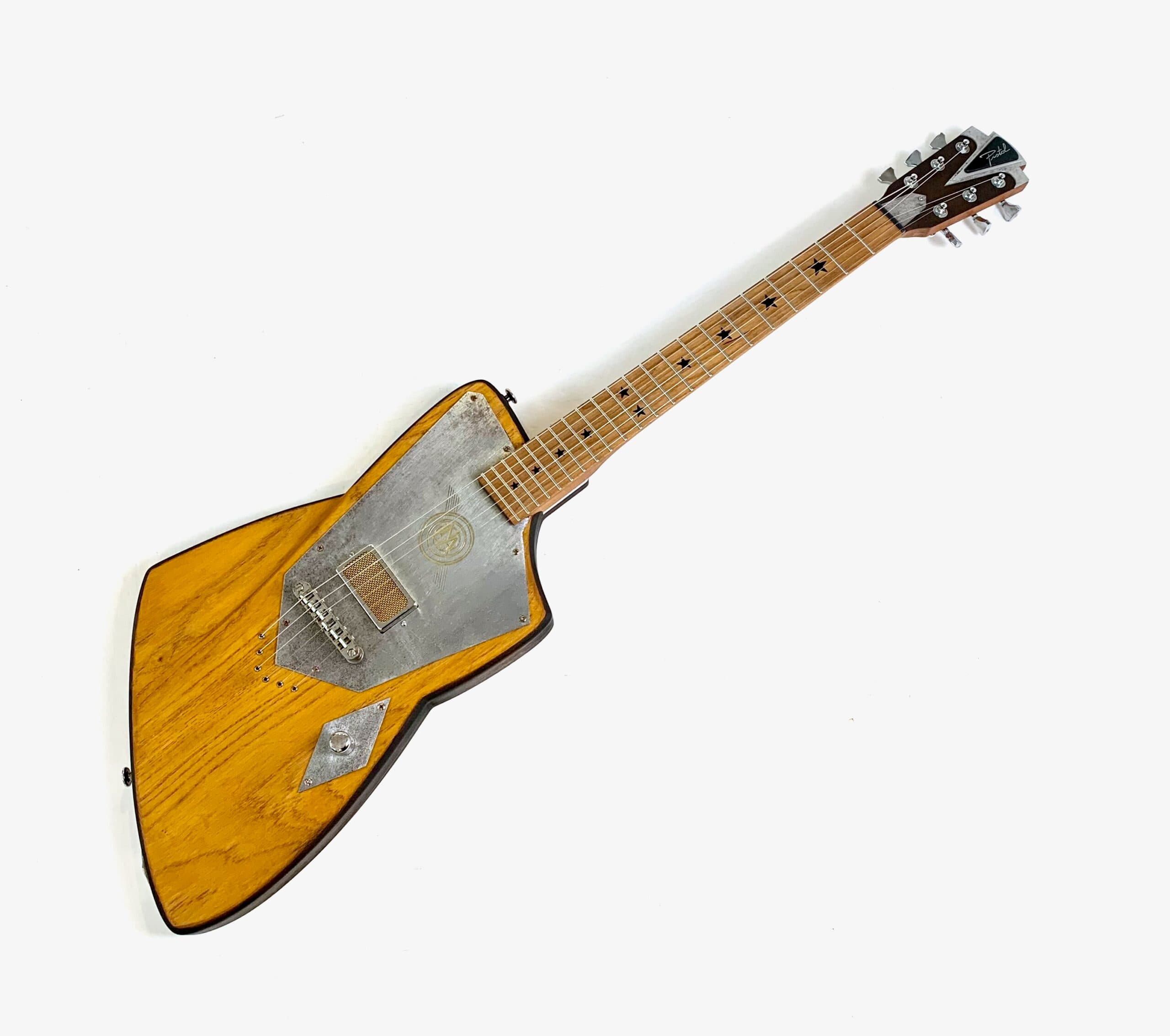 Pistol Guitars Spaceboard Custom 2025 PepeRock Natural - Image 1
