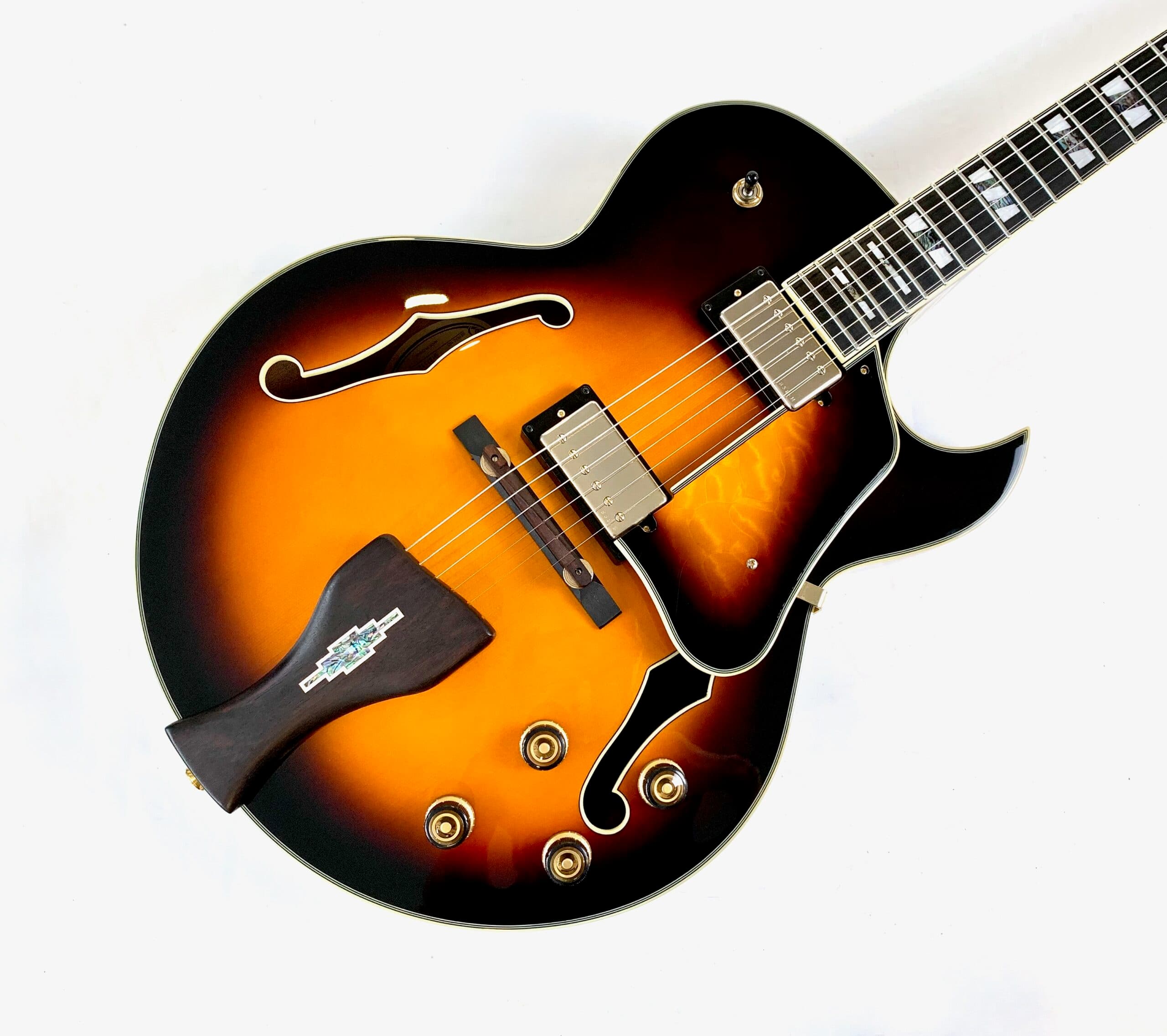Ibanez LGB30 George Benson Signature 2013 Vintage Yellow Sunburst - Thumbnail 3
