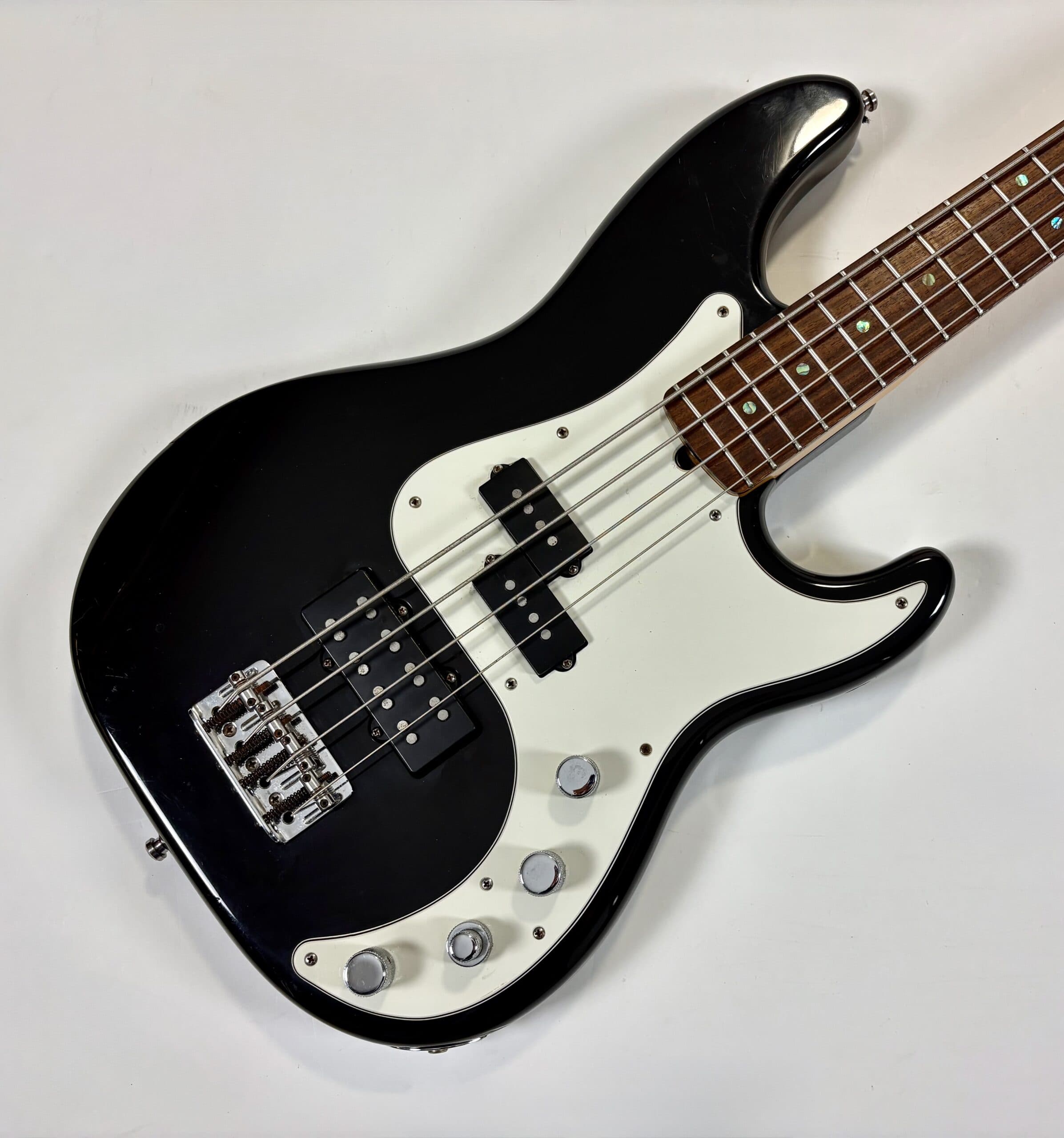 Fender Precision Bass American Deluxe 2000 Black - Thumbnail 3