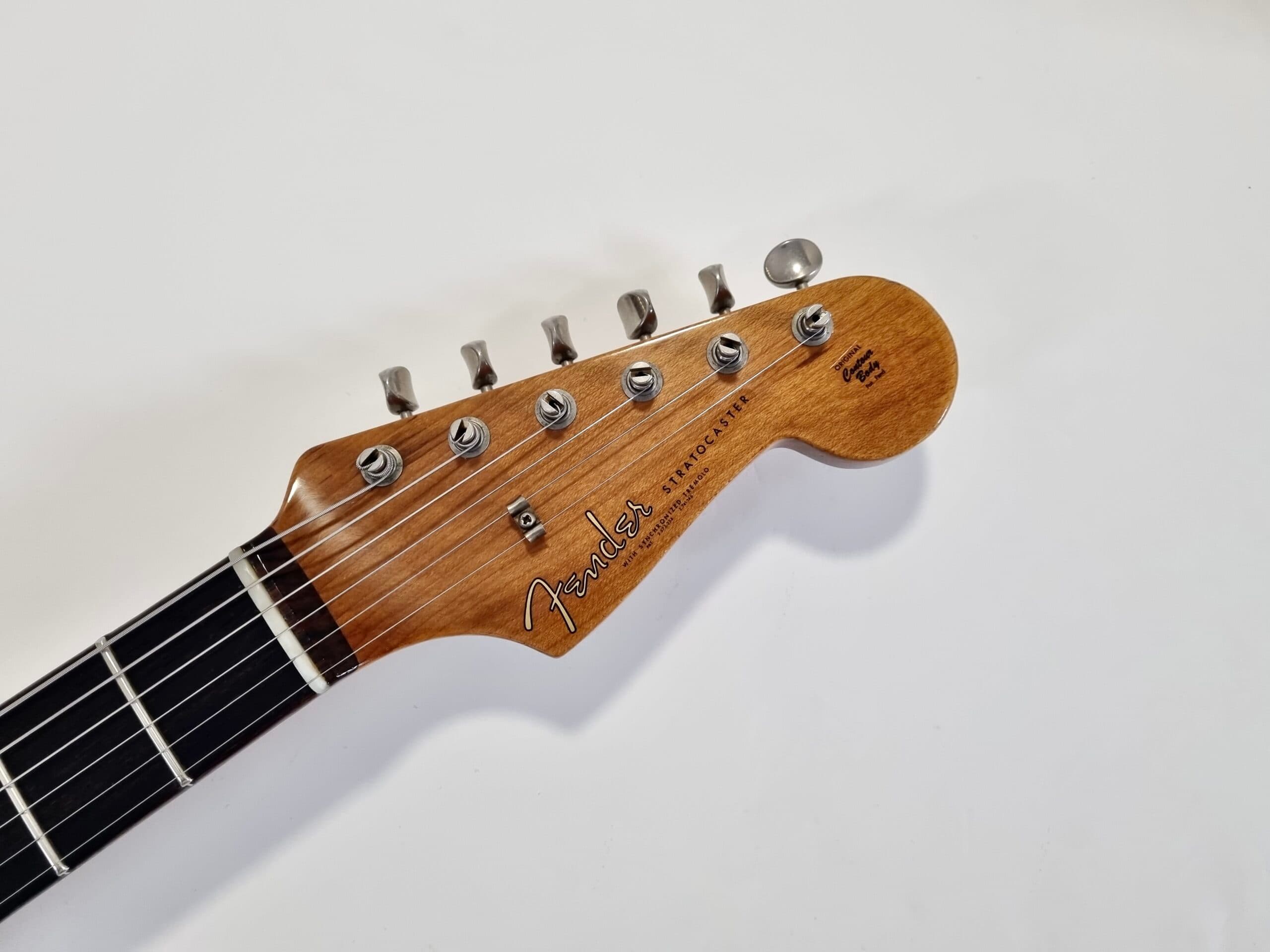 Fender Stratocaster Relic Ancho Poblano Roasted 2019 Custom Shop Limited Edition Black - Thumbnail 3