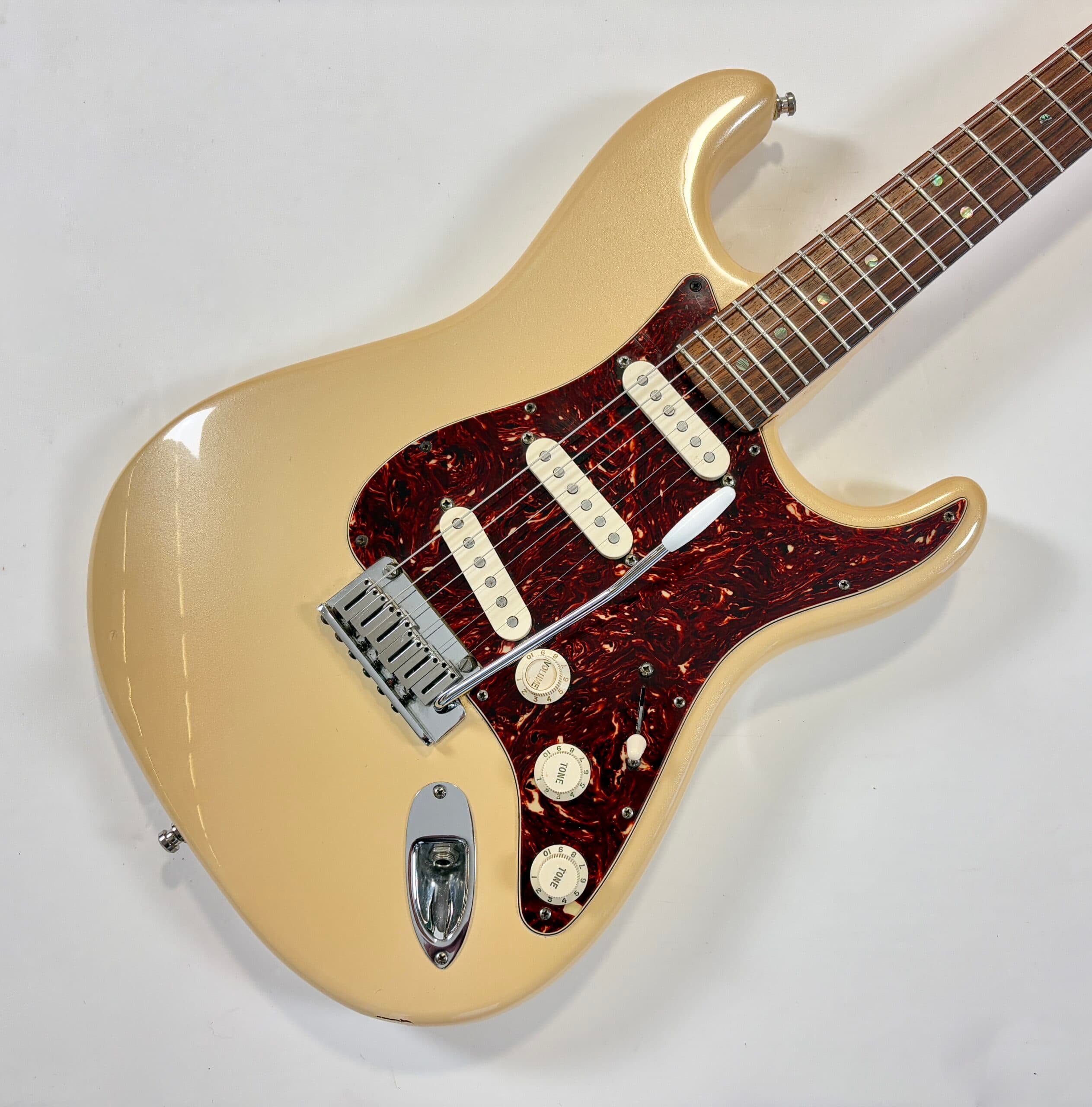 Fender Stratocaster American Deluxe 2008 Olympic Pearl - Thumbnail 3