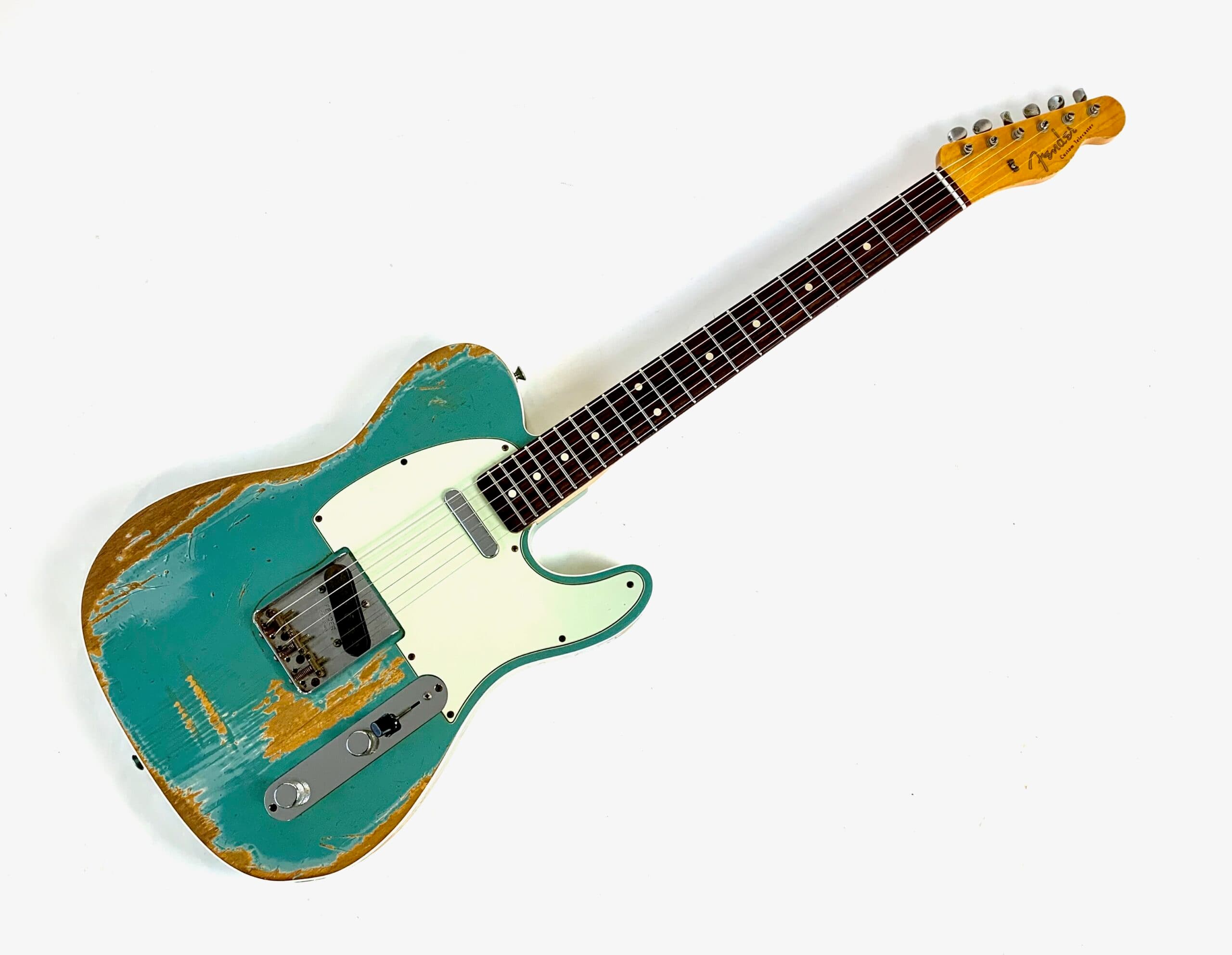Fender Telecaster Custom 60 Heavy Relic Custom Shop 2013 Teal Green Metallic - Image 1