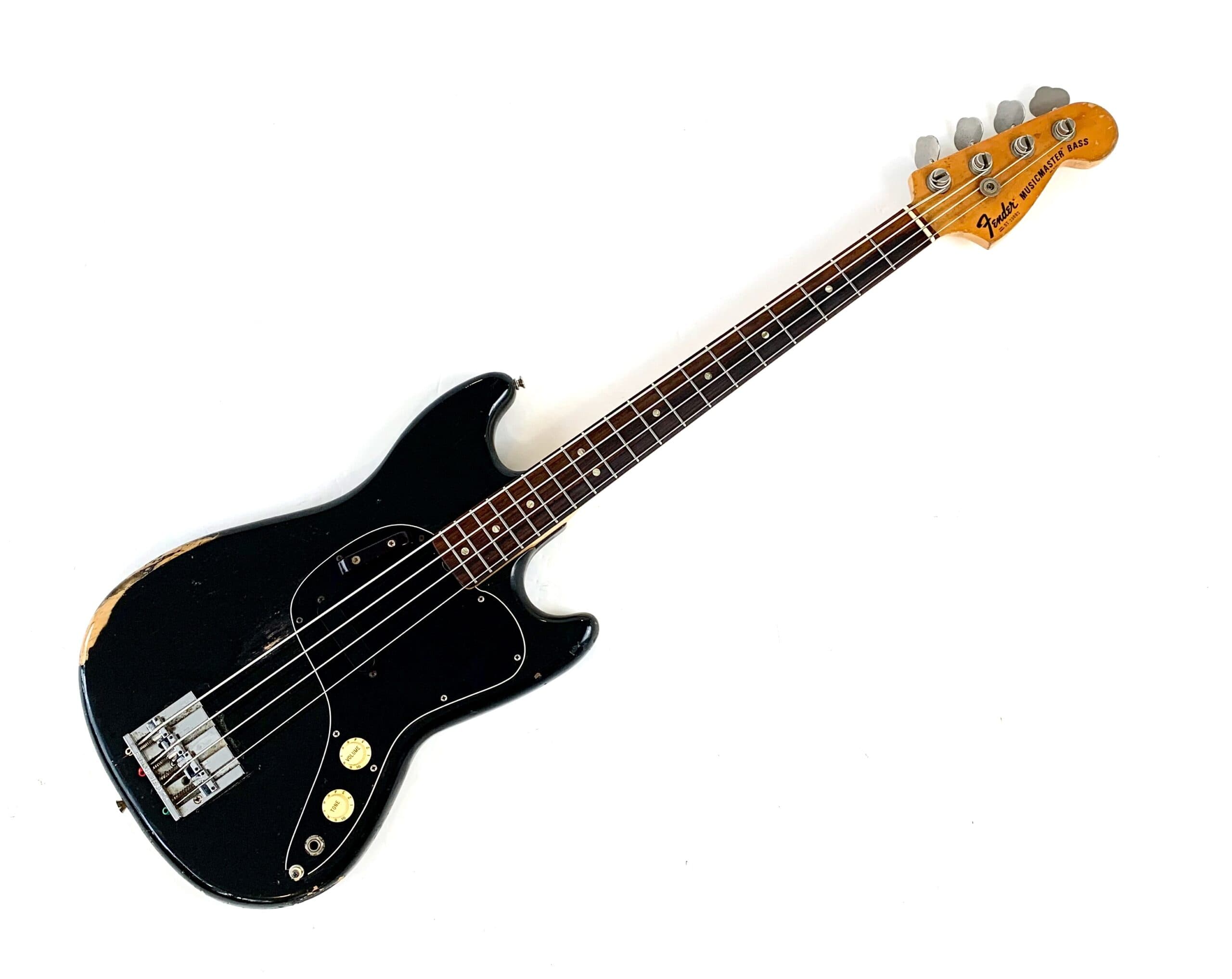 Fender Musicmaster Bass 1978 Black - Image 1