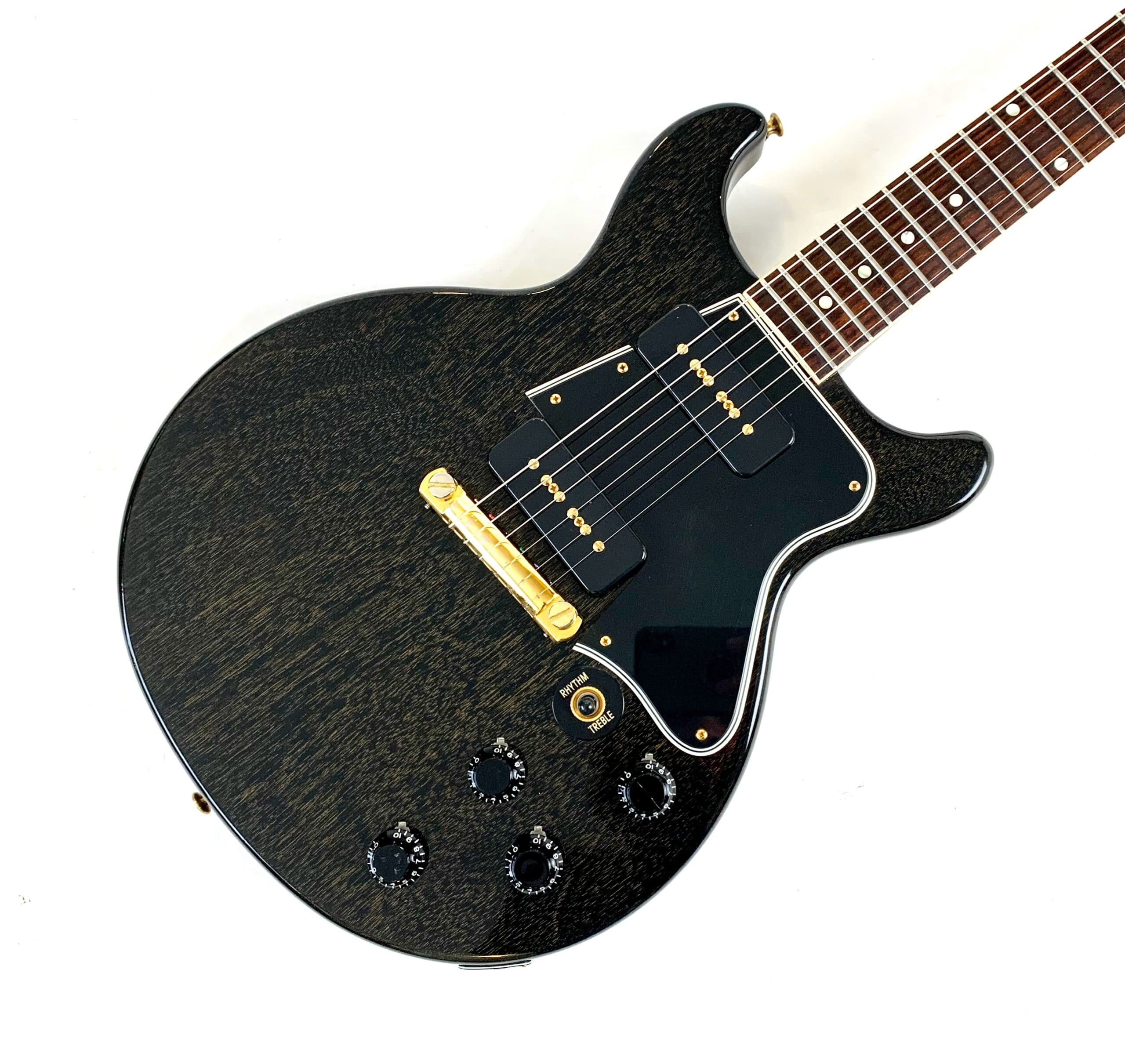 Gibson Les Paul Special DC 1960 Custom Shop 2017 TV Black Gold VOS - Thumbnail 3