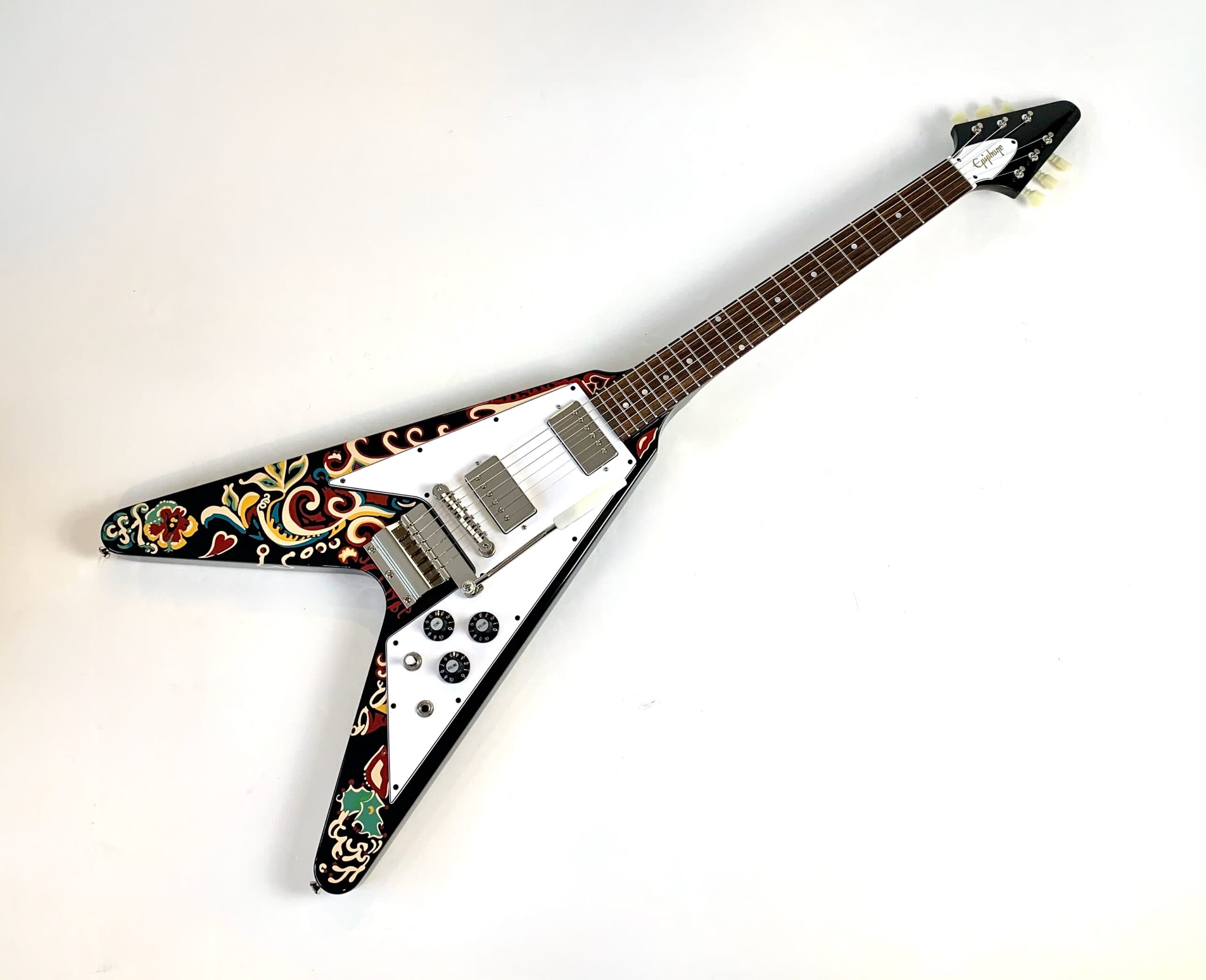 Epiphone Flying V Jimi Hendrix Signature 2024 Love Drops - Image 1