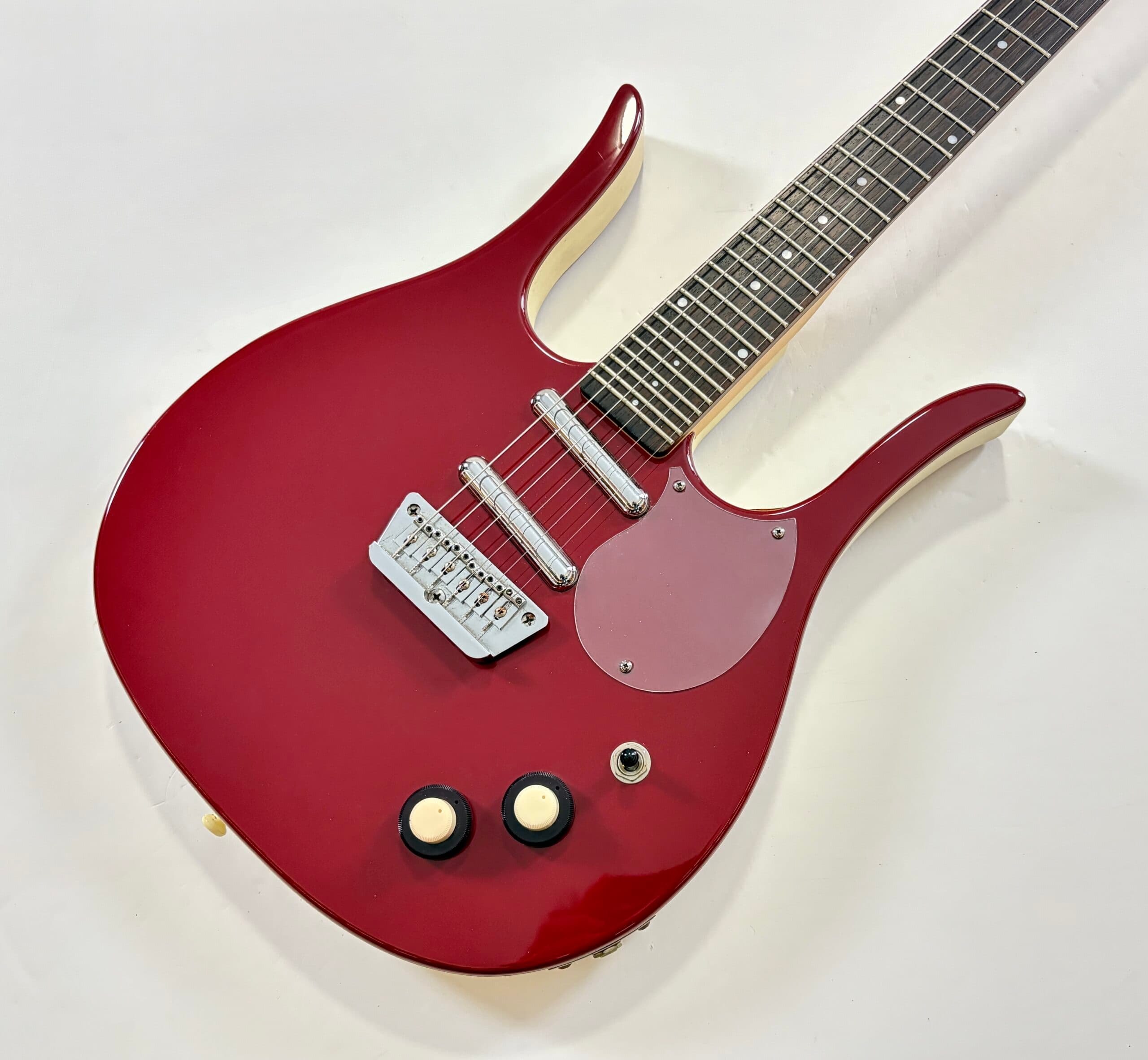 Danelectro Guitarlin Longhorn Reissue 2004 Commie Red - Thumbnail 3