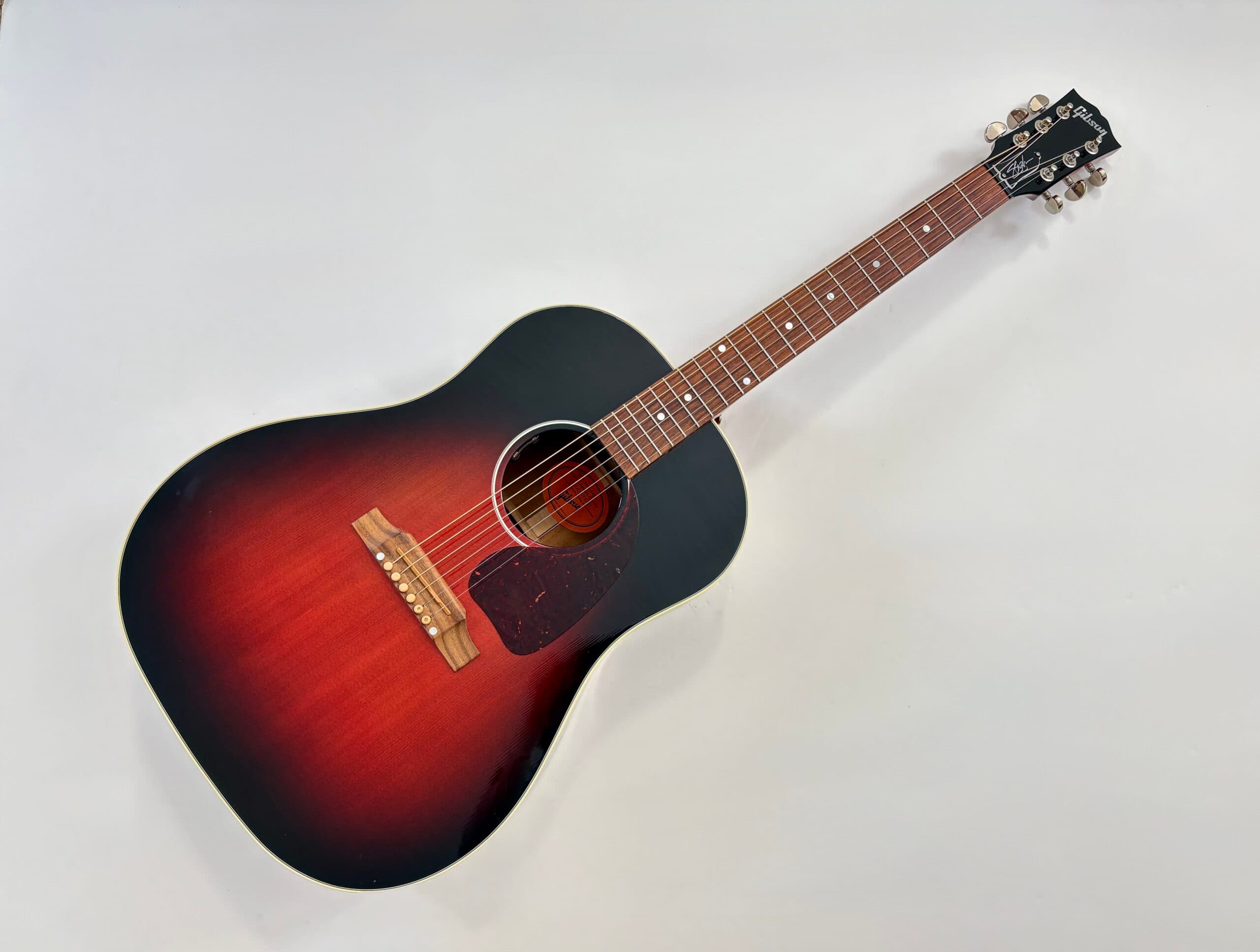 Gibson J-45 Slash Signature 2020 Vermillon Burst - Image 1