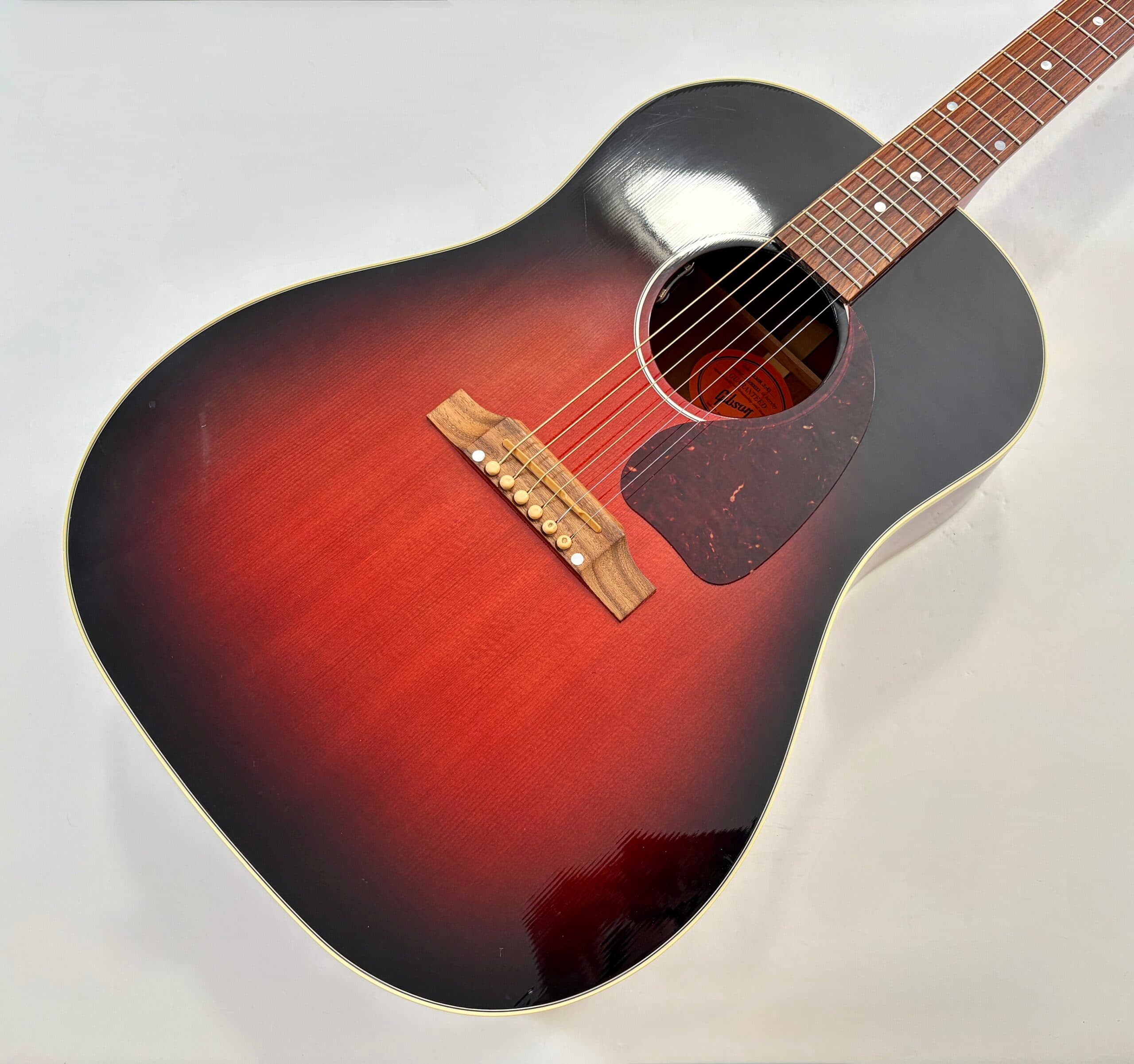 Gibson J-45 Slash Signature 2020 Vermillon Burst - Thumbnail 3