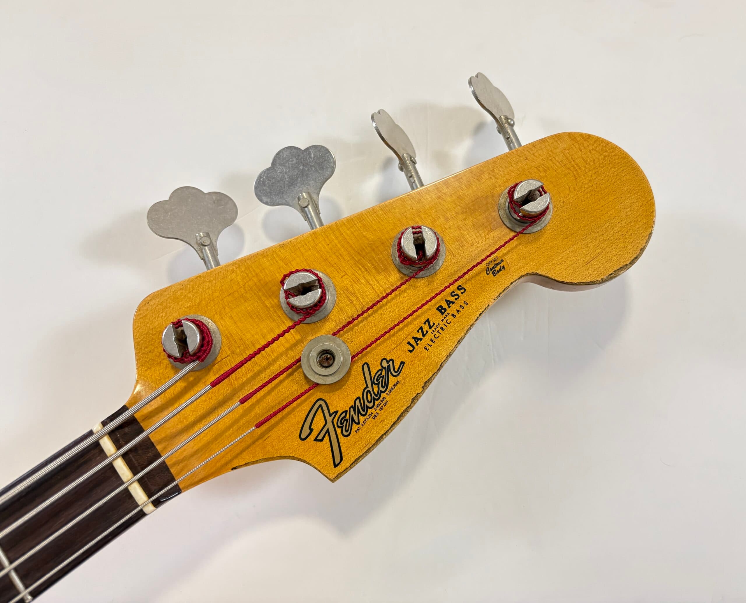Fender Jazz Bass 1960 Custom Shop 2020 Sunburst Heavy Relic - Thumbnail 2