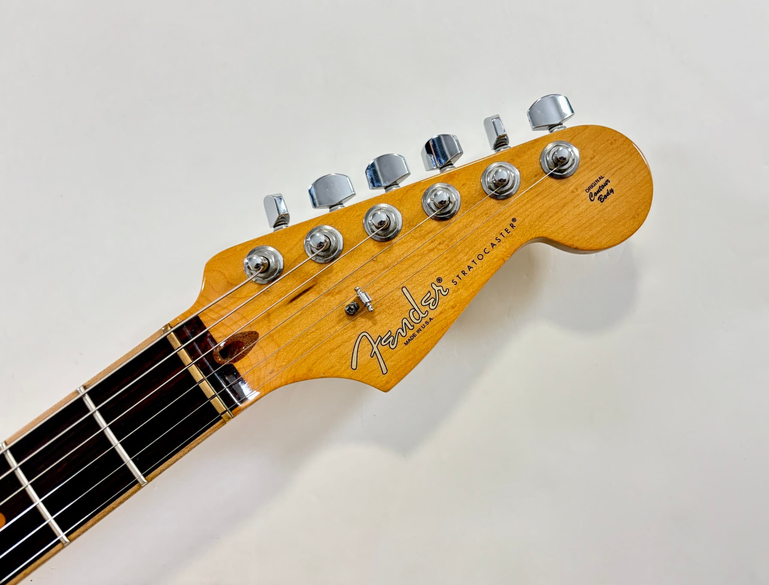 Fender Stratocaster American Select Exotic Quilt 2013 Ice Tea Burst - Thumbnail 2