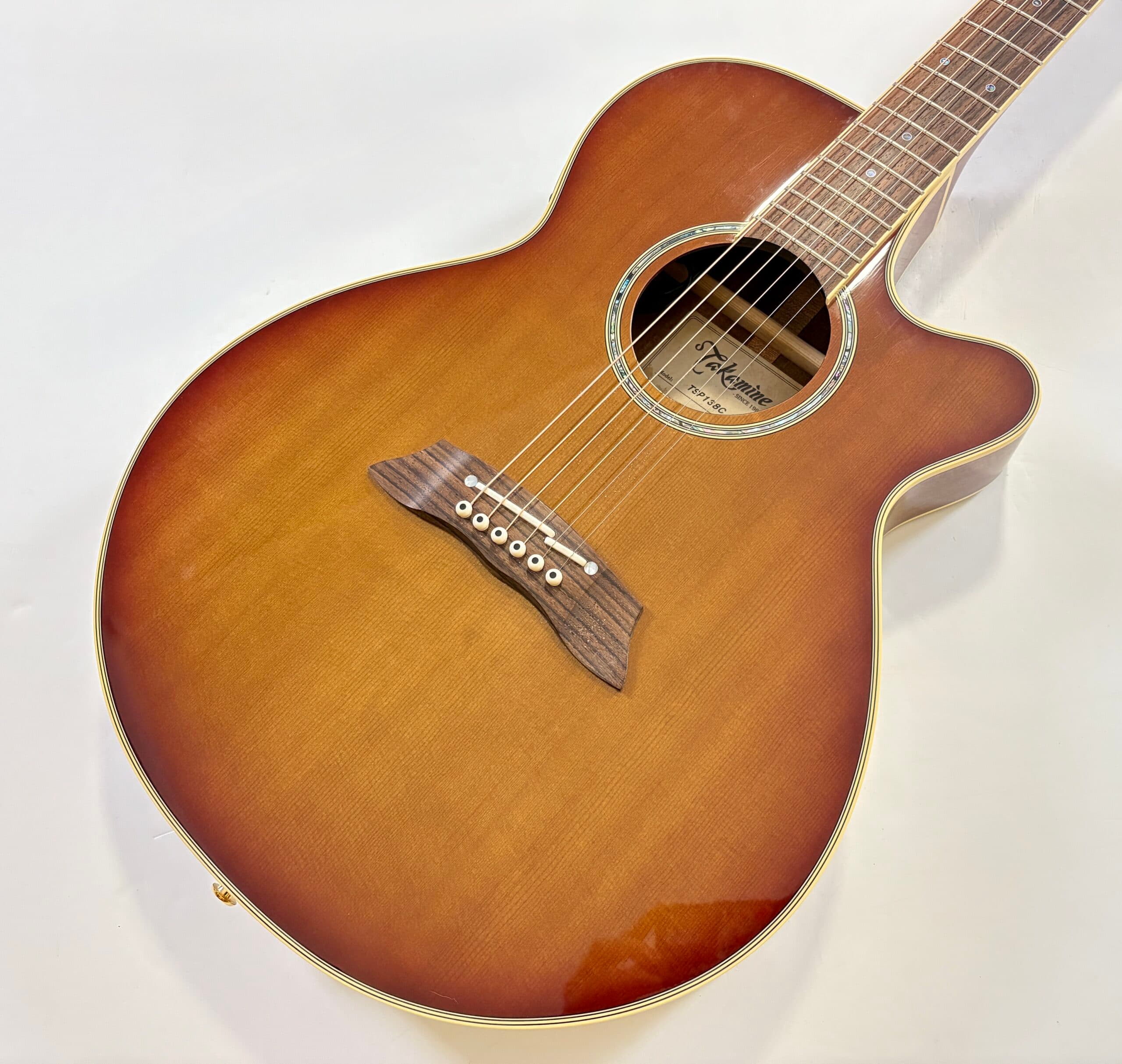Takamine TSP138C Thinline 2020 Sunburst - Thumbnail 3
