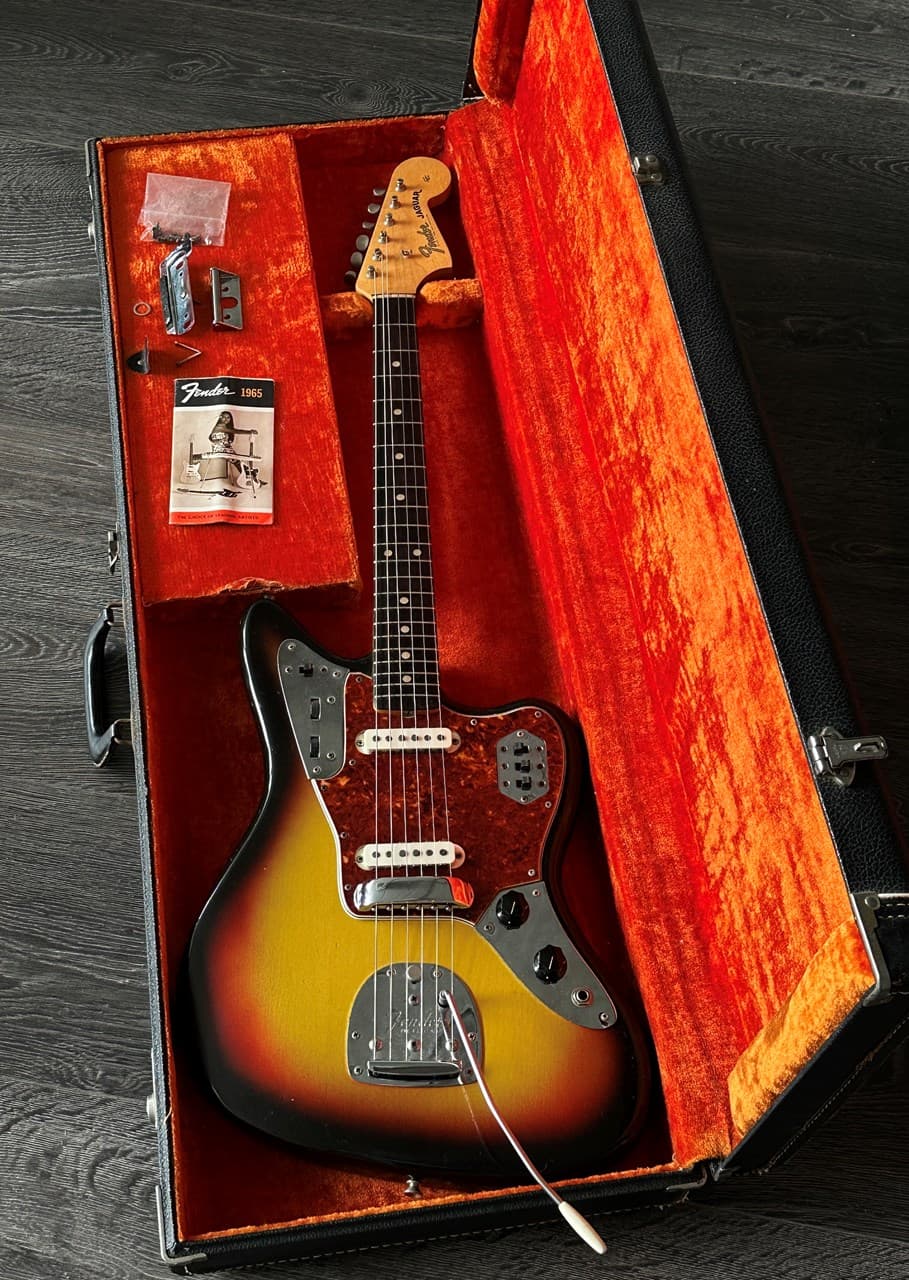 1965 Fender Jaguar L Series Sunburst All Original with Case - Image 1