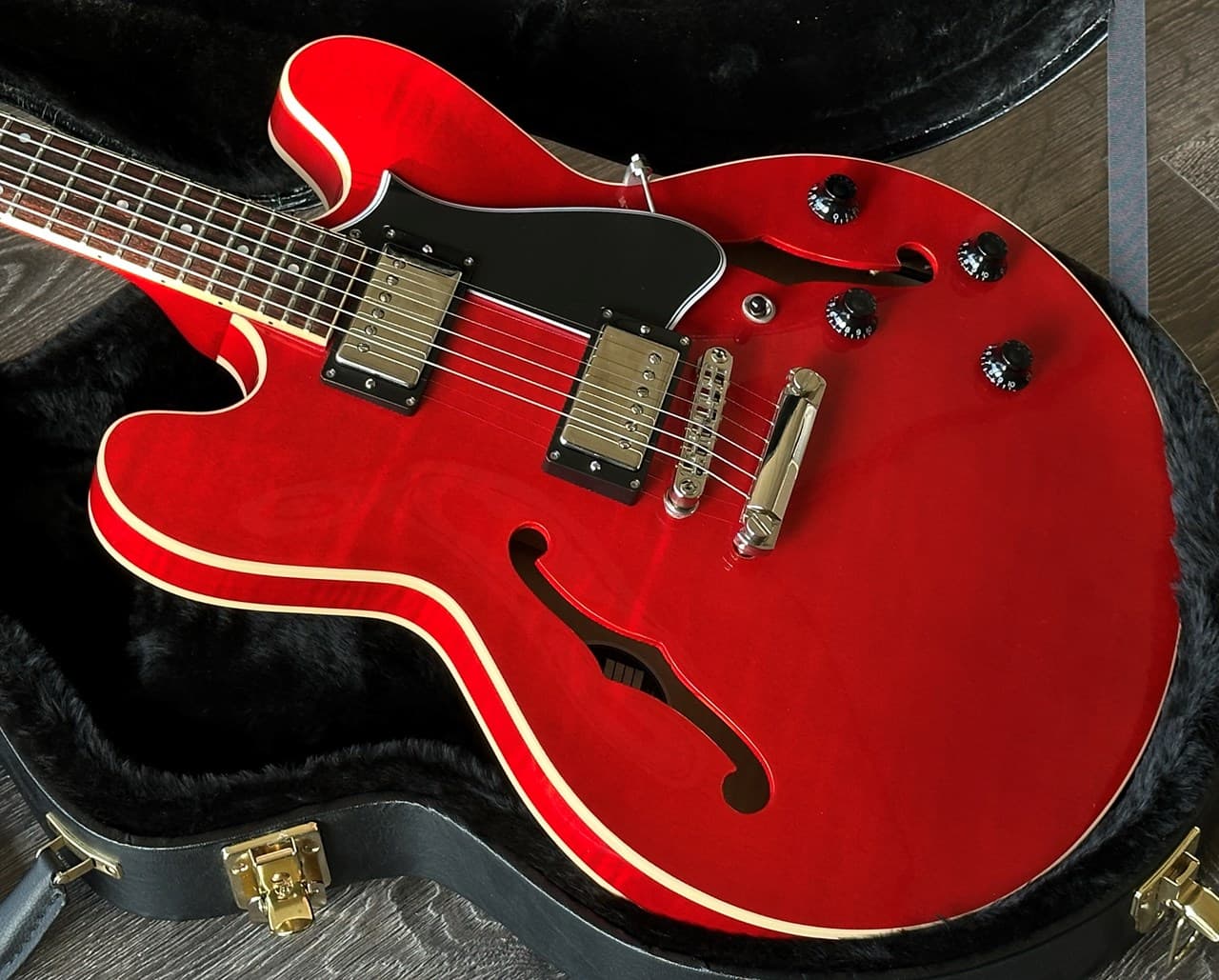 2025 The Heritage H535 Cherry Red Flamed Maple Body - Image 1