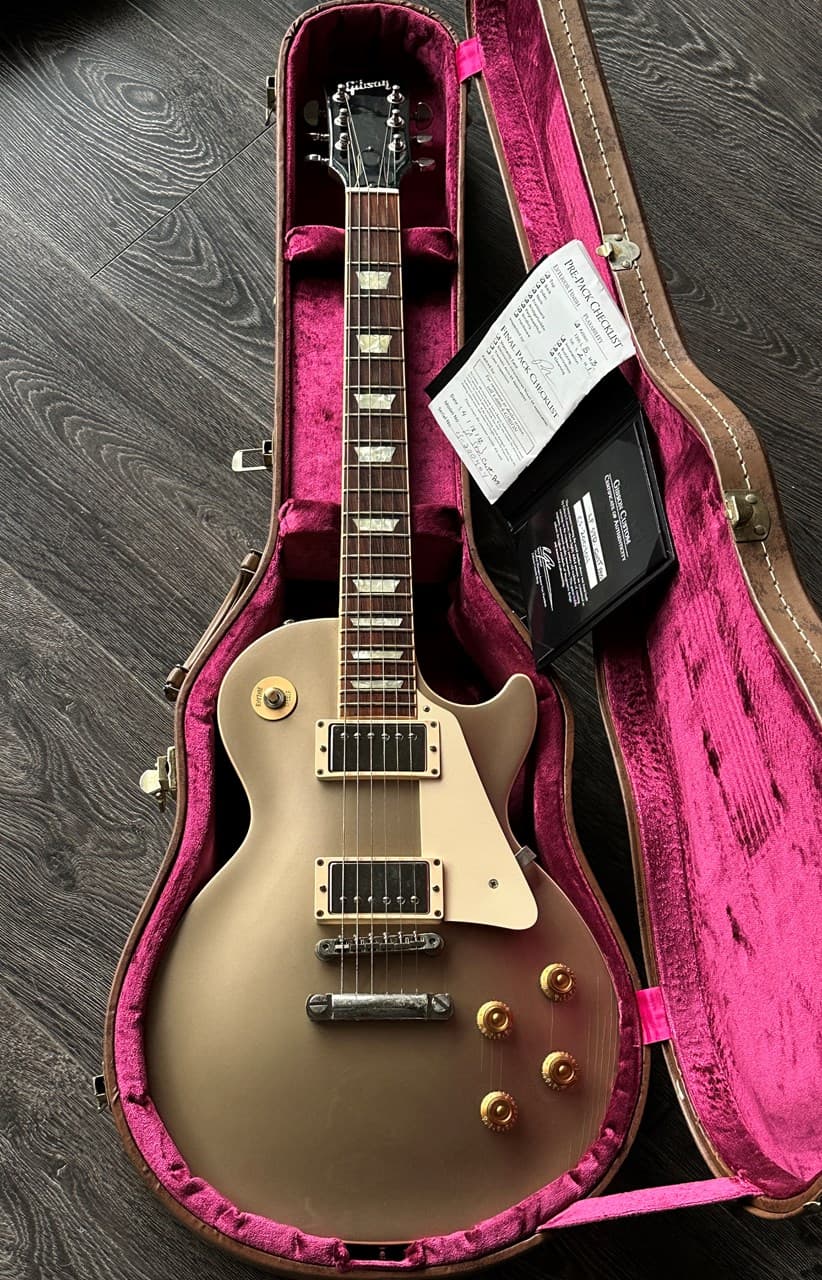 Gibson Les Paul Custom Pro Gold Mist Finish Custom Shop Original 4x Push/Pull - Thumbnail 2