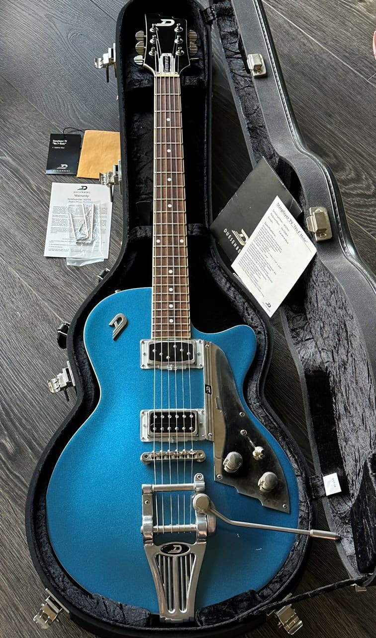 Duesenberg Starplayer TV Catalina Blue (No Soundhole) - Image 1