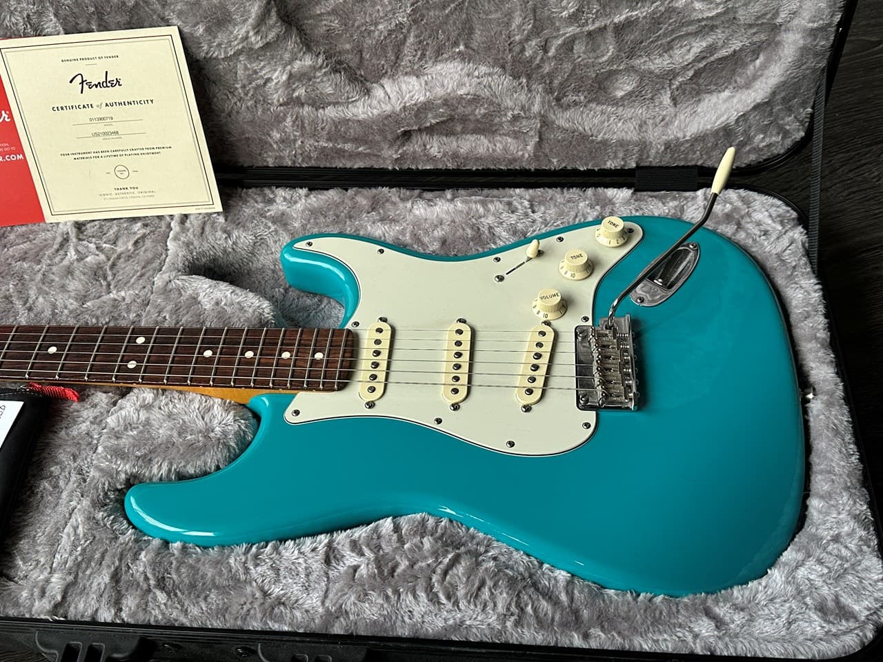 Fender Stratocaster American Professional II Miami Blue Excellent - Image 1