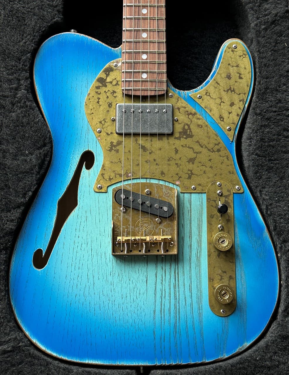 Paoletti Nancy Thinline with Humbucker Unplayed NOS Guitar - Image 1