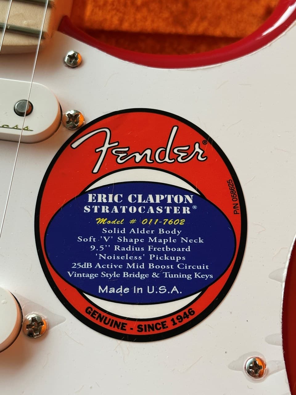 2025 Fender Stratocaster Eric Clapton Artist Series Torino Red Unplayed - Thumbnail 3