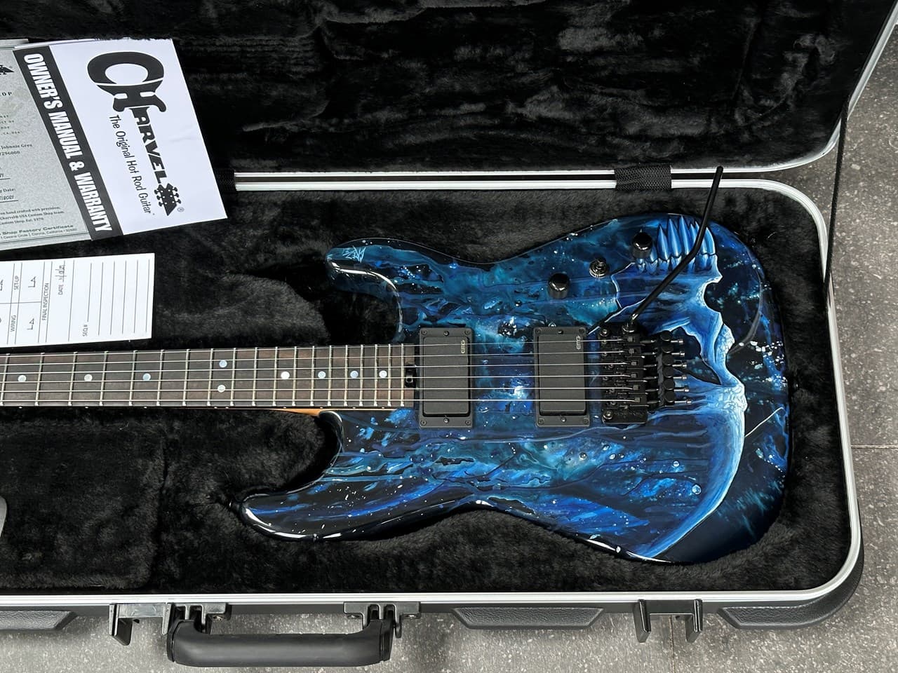 Charvel Masterbuilt Custom Shop "Cold Skull" San Dimas "Red" Dave Nichols One off - Thumbnail 3