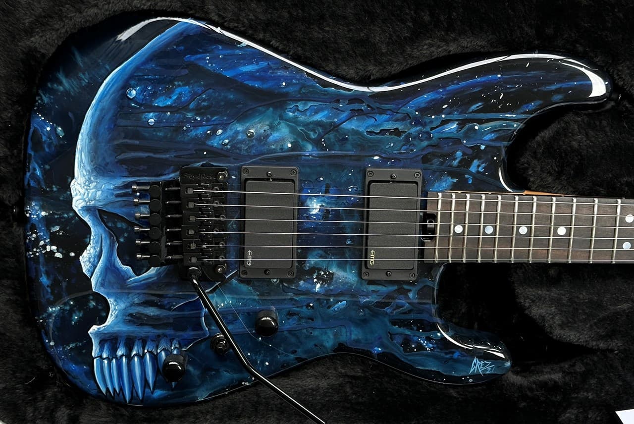 Charvel Masterbuilt Custom Shop "Cold Skull" San Dimas "Red" Dave Nichols One off - Image 1