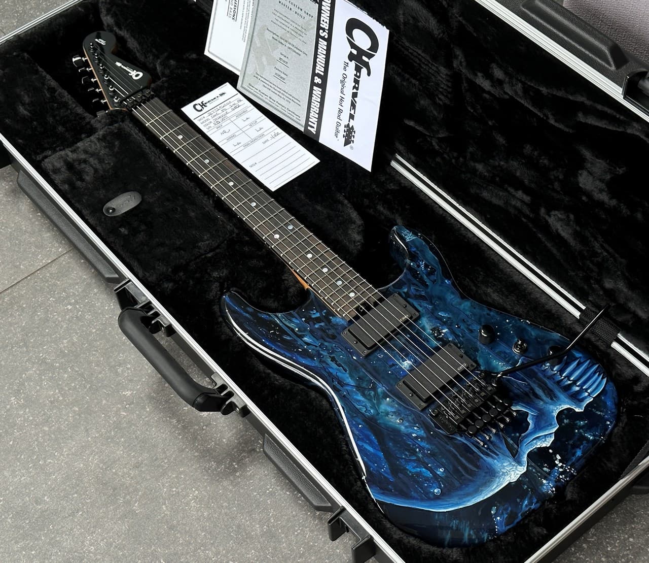 Charvel Masterbuilt Custom Shop "Cold Skull" San Dimas "Red" Dave Nichols One off - Thumbnail 2