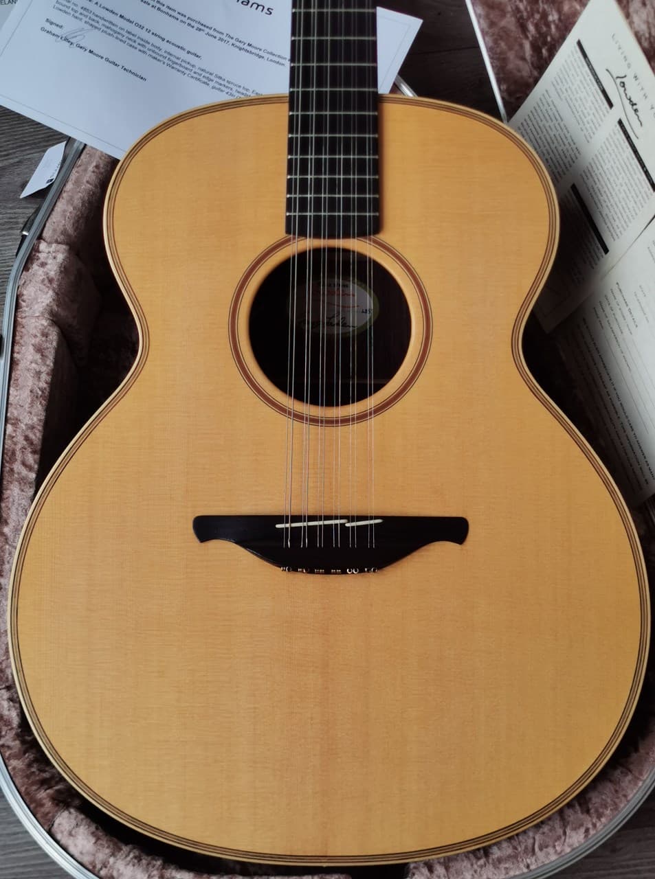 Lowden O32 12 String Gary Moore Owned with Papers - Thumbnail 3