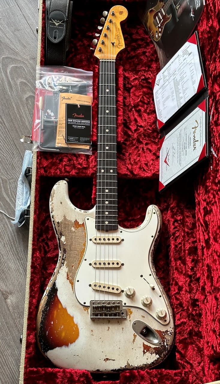 Fender Custom Shop Masterbuilt 1963 Ultra Heavy Relic Stratocaster by Kyle McMillin - Thumbnail 2