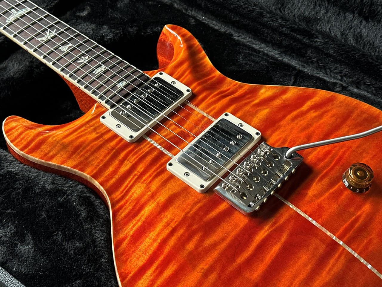 PRS Paul Reed Smith Santana Retro Santana Orange Quilt top - Thumbnail 2