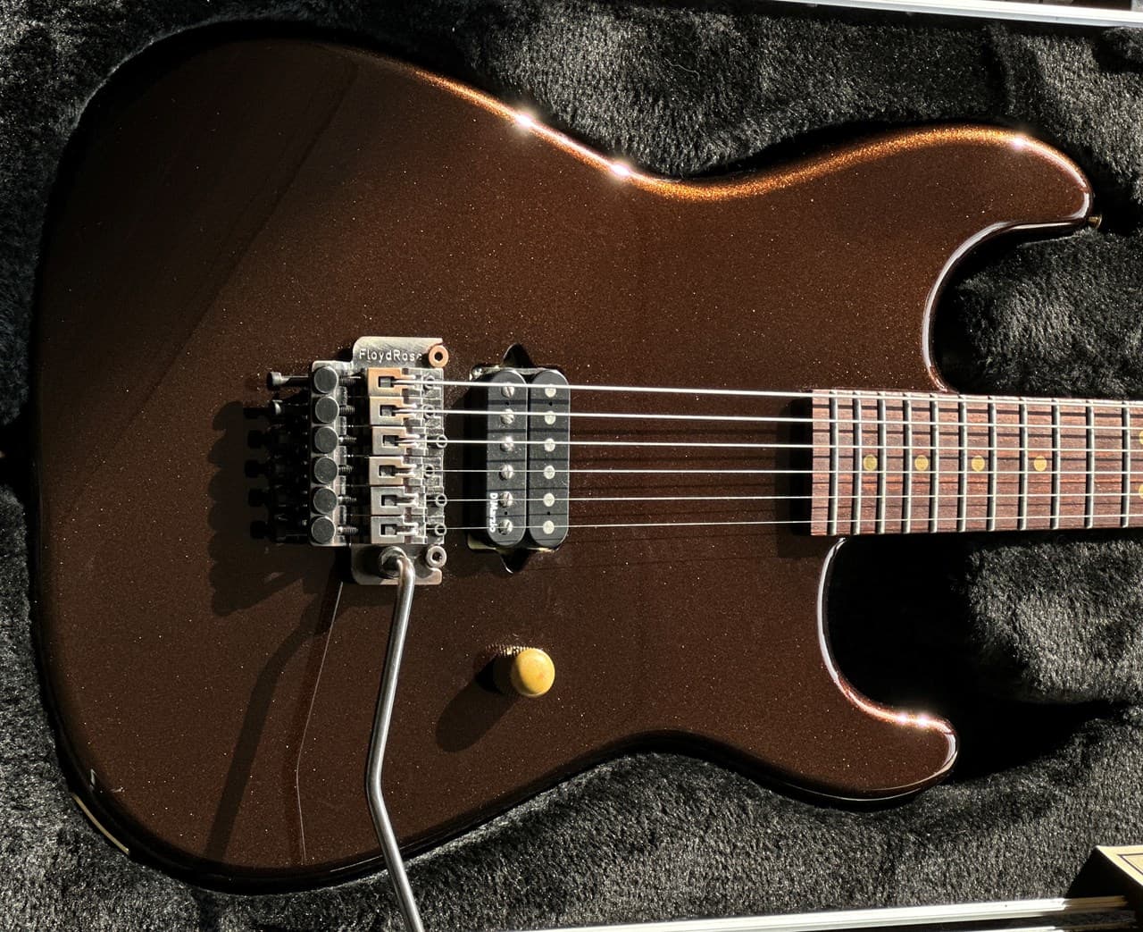 Charvel USA Custom Shop SD 1H Full Rosewood Neck Metallic Brown - Thumbnail 3