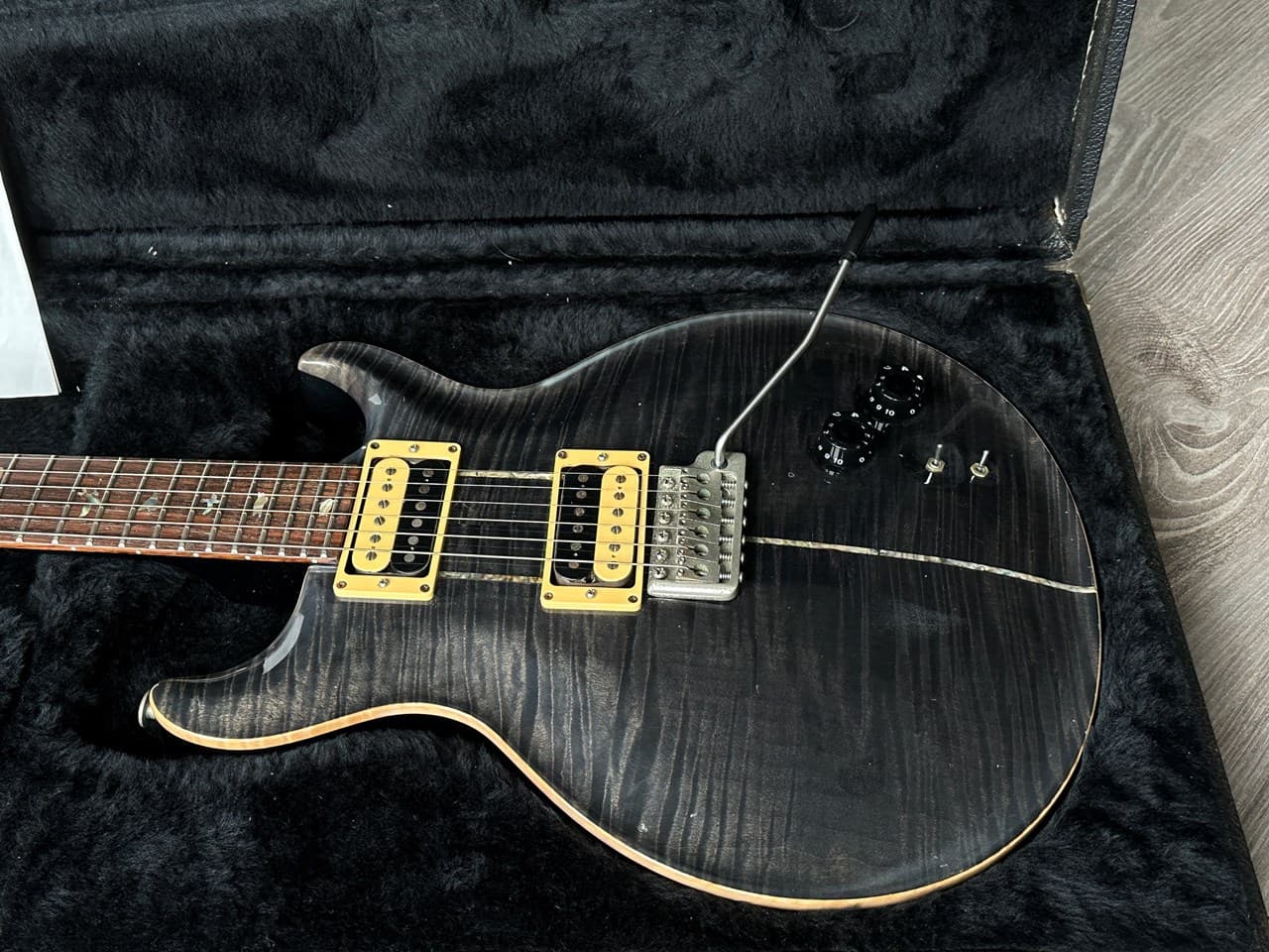 1996 PRS Paul Reed Smith Santana 1 Trans Grey - Thumbnail 3