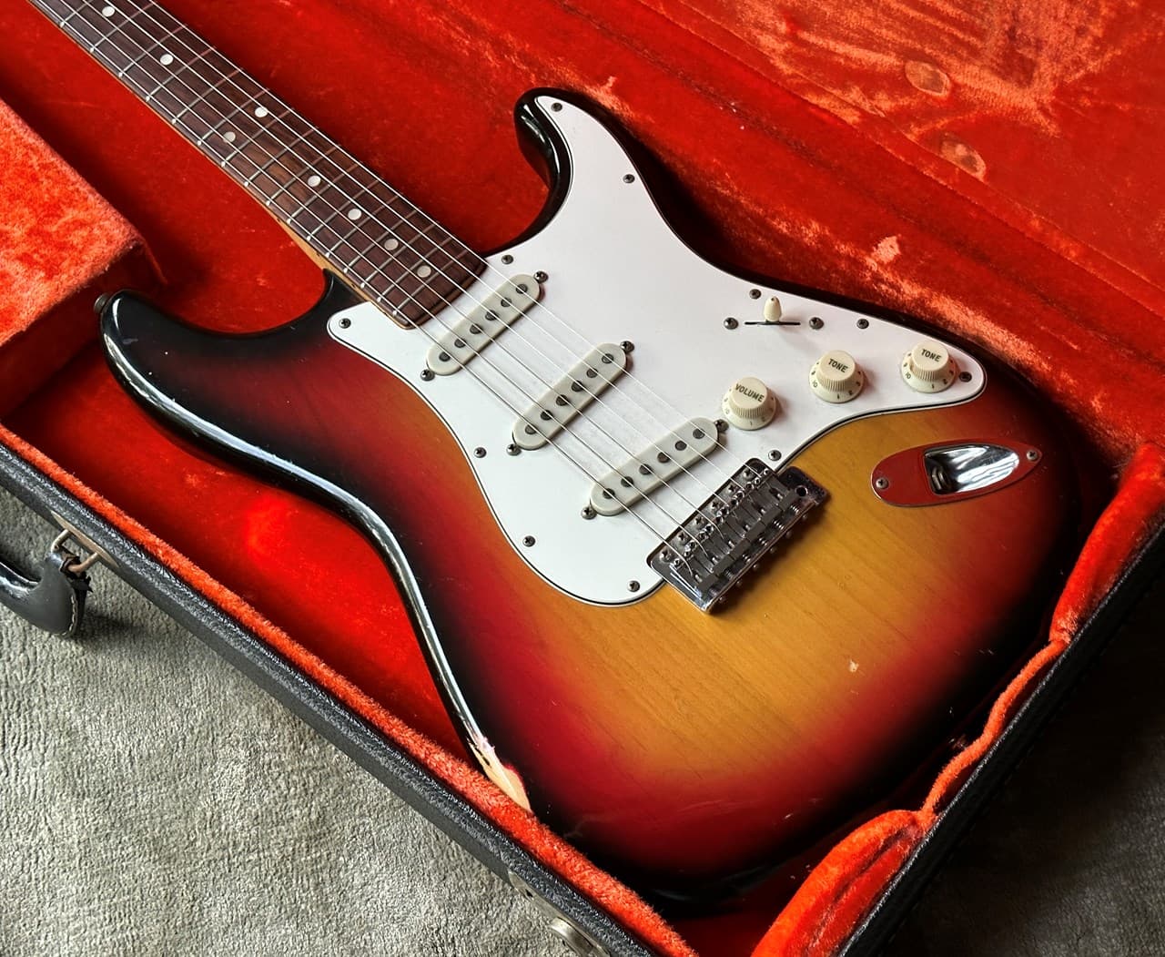 1974 Fender Stratocaster Sunburst All Original - Thumbnail 3