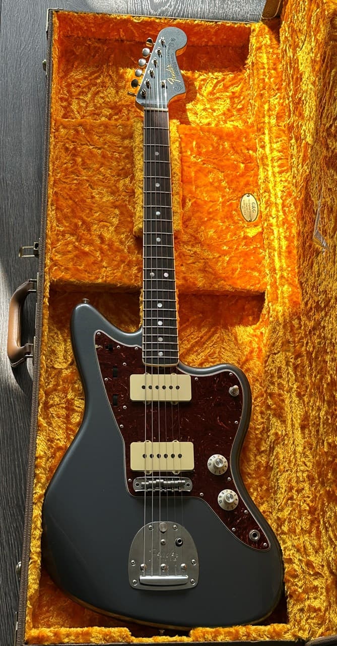 Fender Jazzmaster 1966 Charcoal Frost Custom Shop - Thumbnail 3