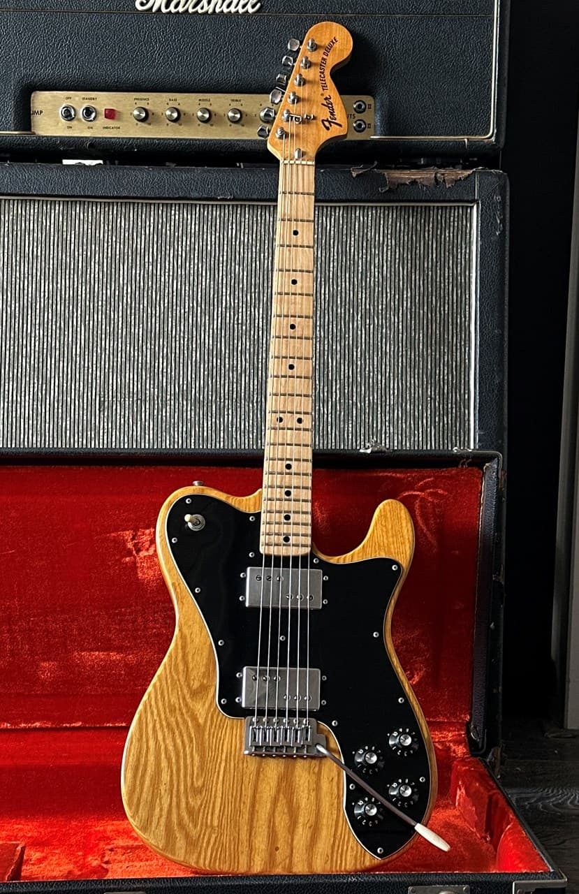 1974 Fender Tele Deluxe with Factory Tremolo Option Rare - Thumbnail 2