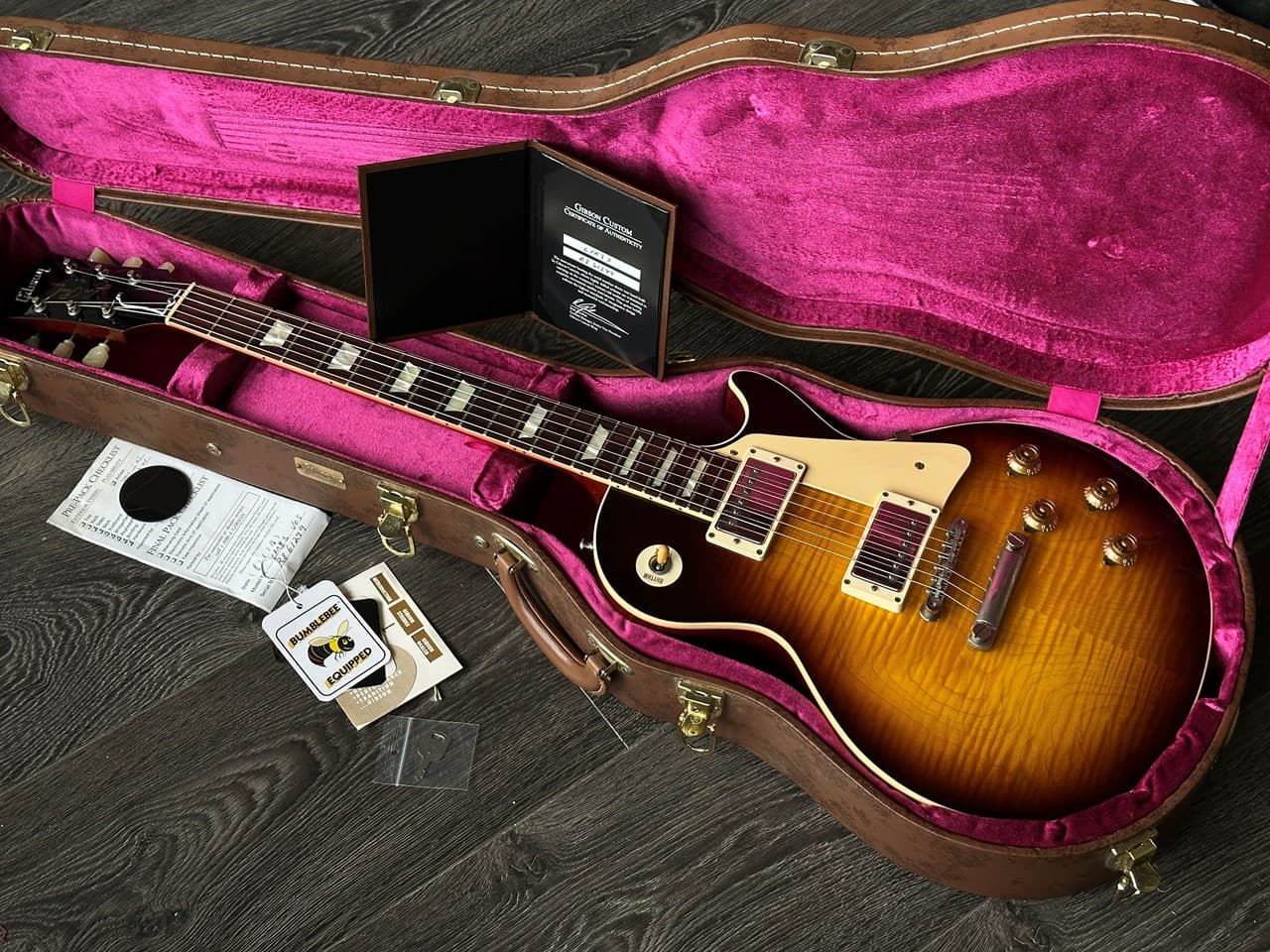 Gibson Les Paul Standard 1958 Flametop Historic Reissue - Thumbnail 2