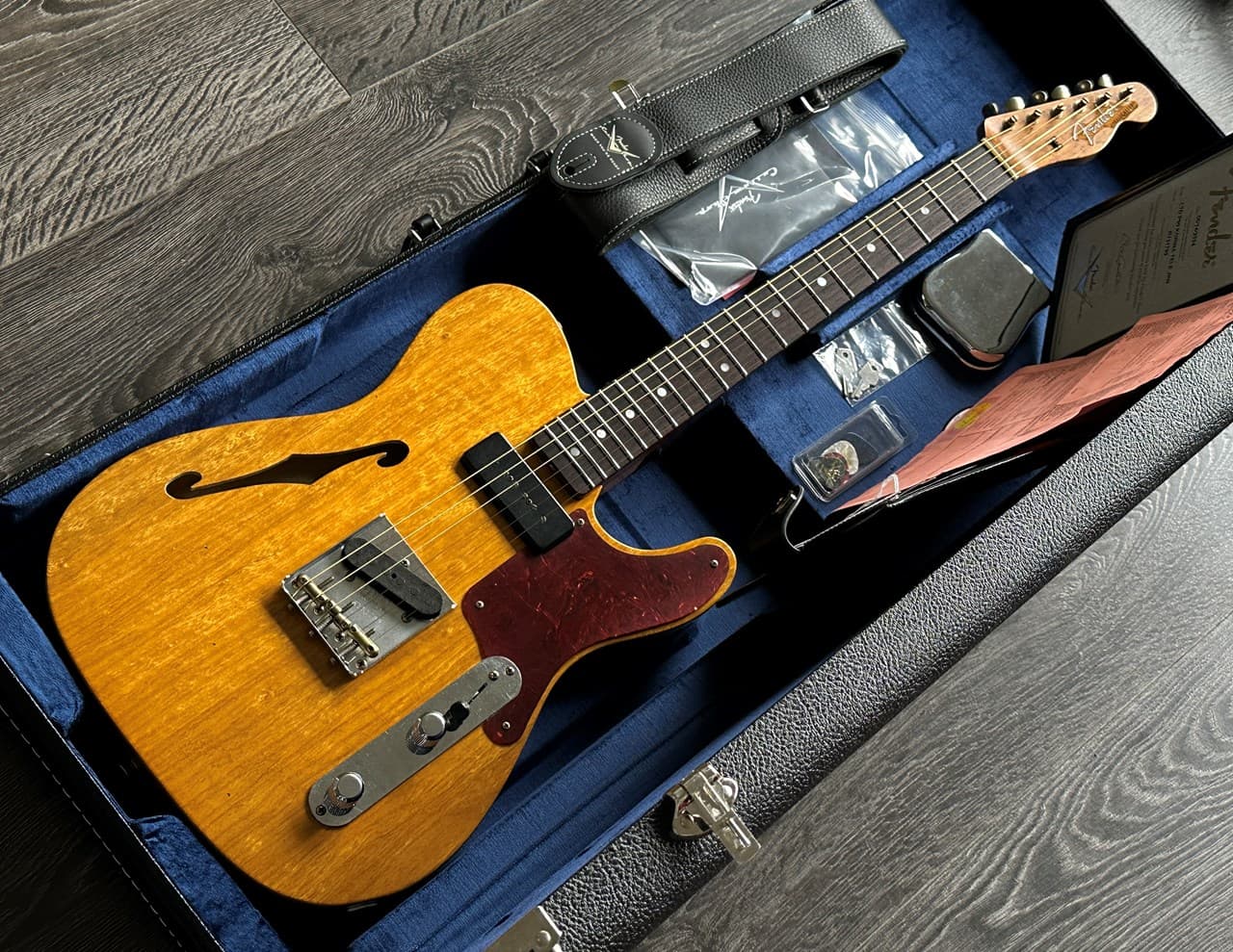 Fender Custom Shop Thinline Korina P90 Relic Telecaster Limited 2024 - Image 1