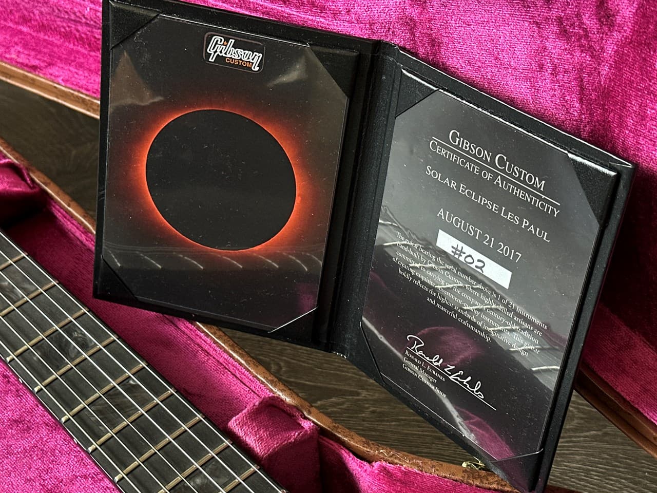Gibson Custom Shop Solar Eclipse Les Paul serial# 2 of 20 - Thumbnail 2