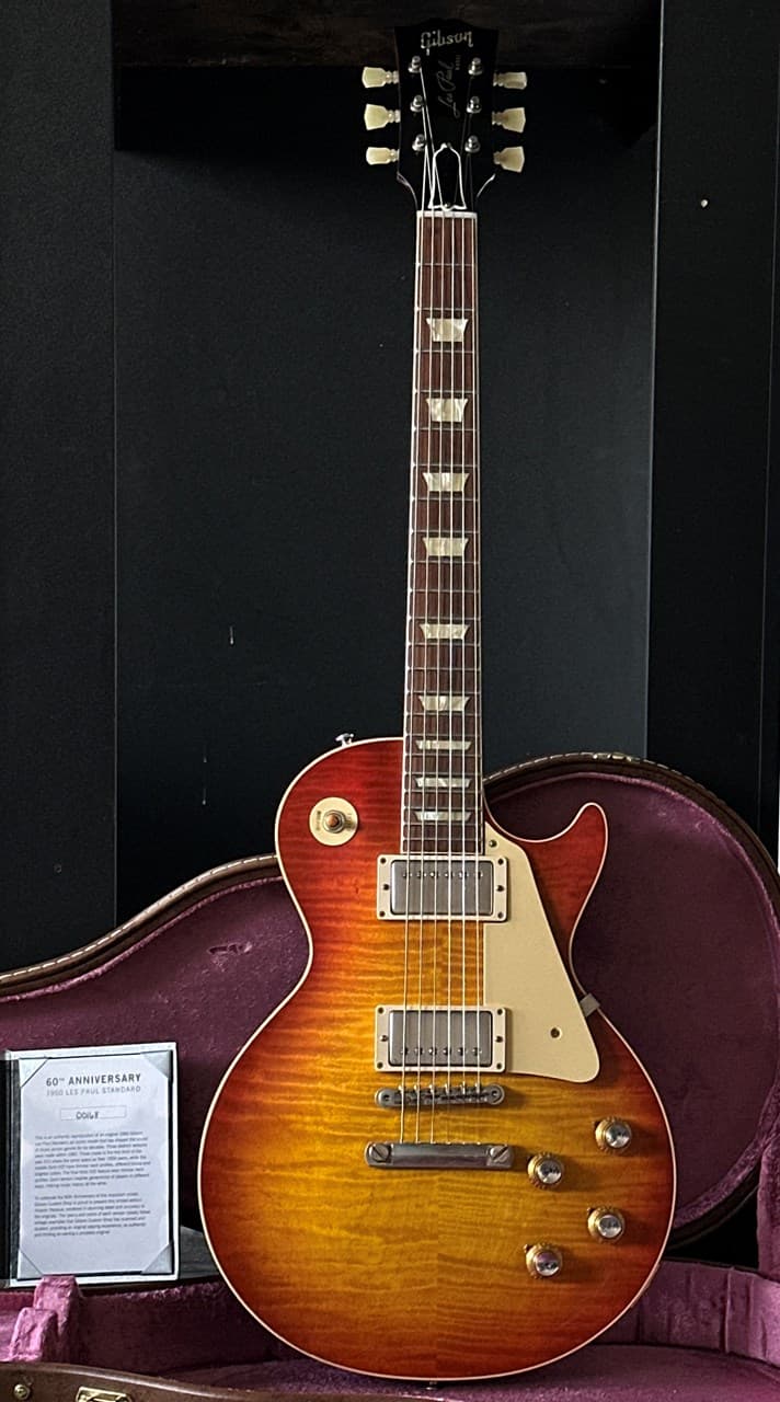 2020 Gibson Les Paul Standard 1960 60th Anniversary VOS V2 - Thumbnail 3