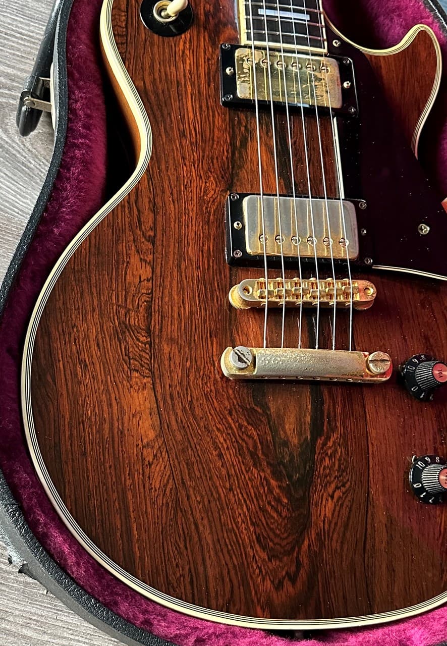 1975 Gibson Les Paul Custom Brazilian Rosewood Top with CITES - Thumbnail 2