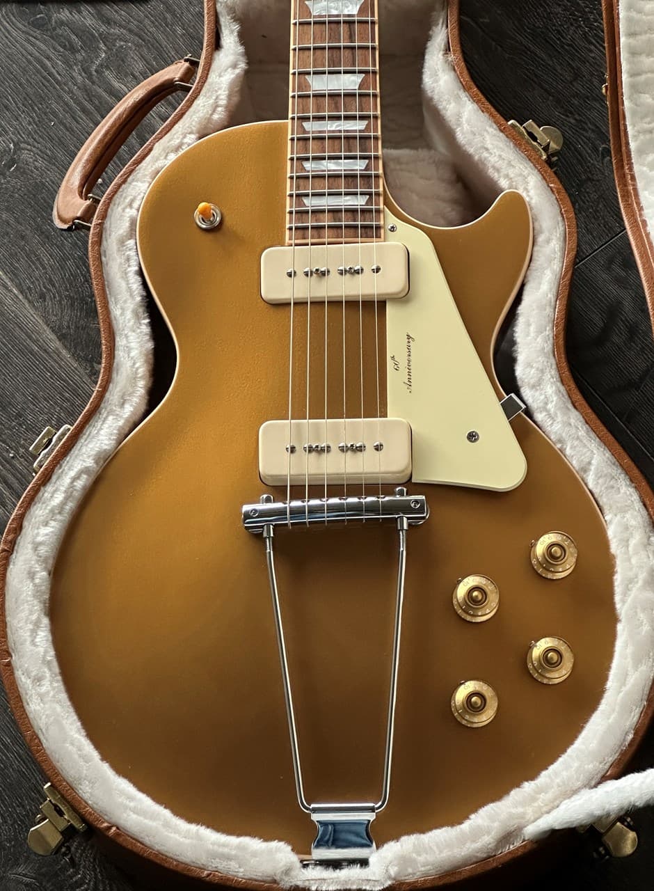 2012 Gibson Les Paul 60th Anniversary Goldtop with Papers & Case - Thumbnail 2