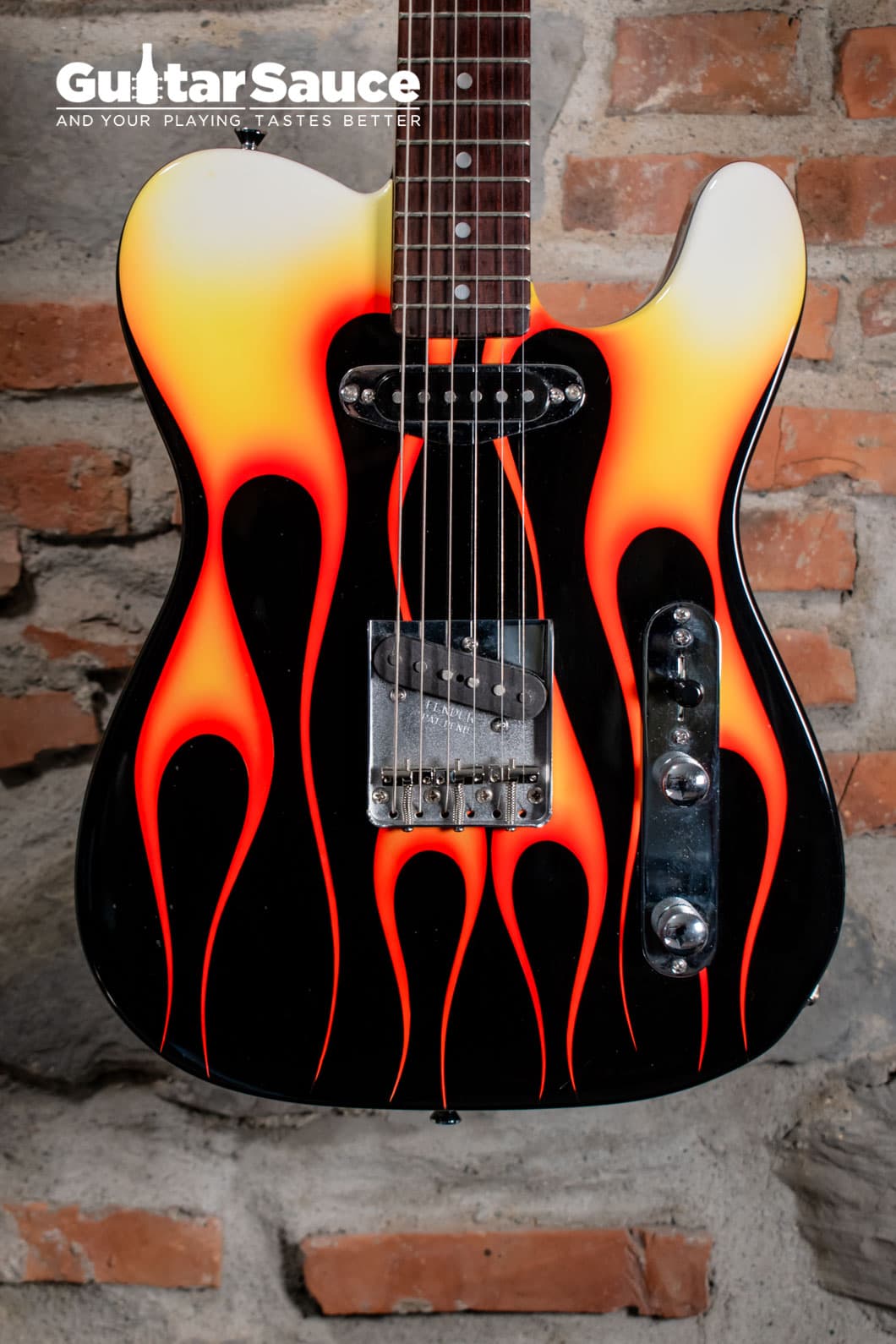 Flametone Teleflame Handmade Boutique Telecaster Used - Thumbnail 3